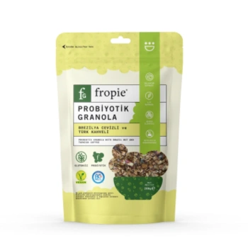 Fropie Brezilya Cevizli ve Türk Kahveli Probiyotik Granola 200gr