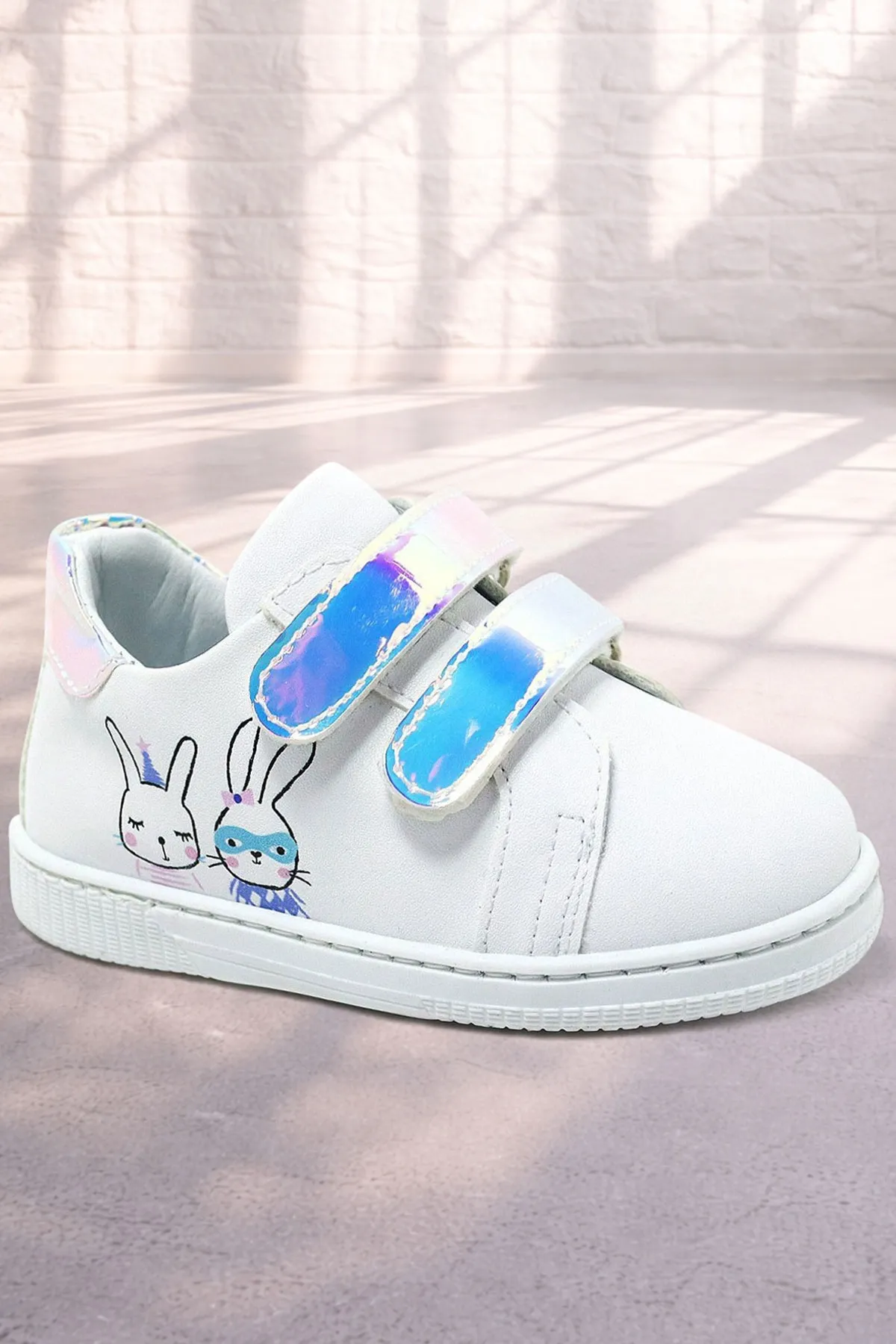 Artico Miclou Beyaz Cırtlı Kız Bebek Spor Ayakkabı