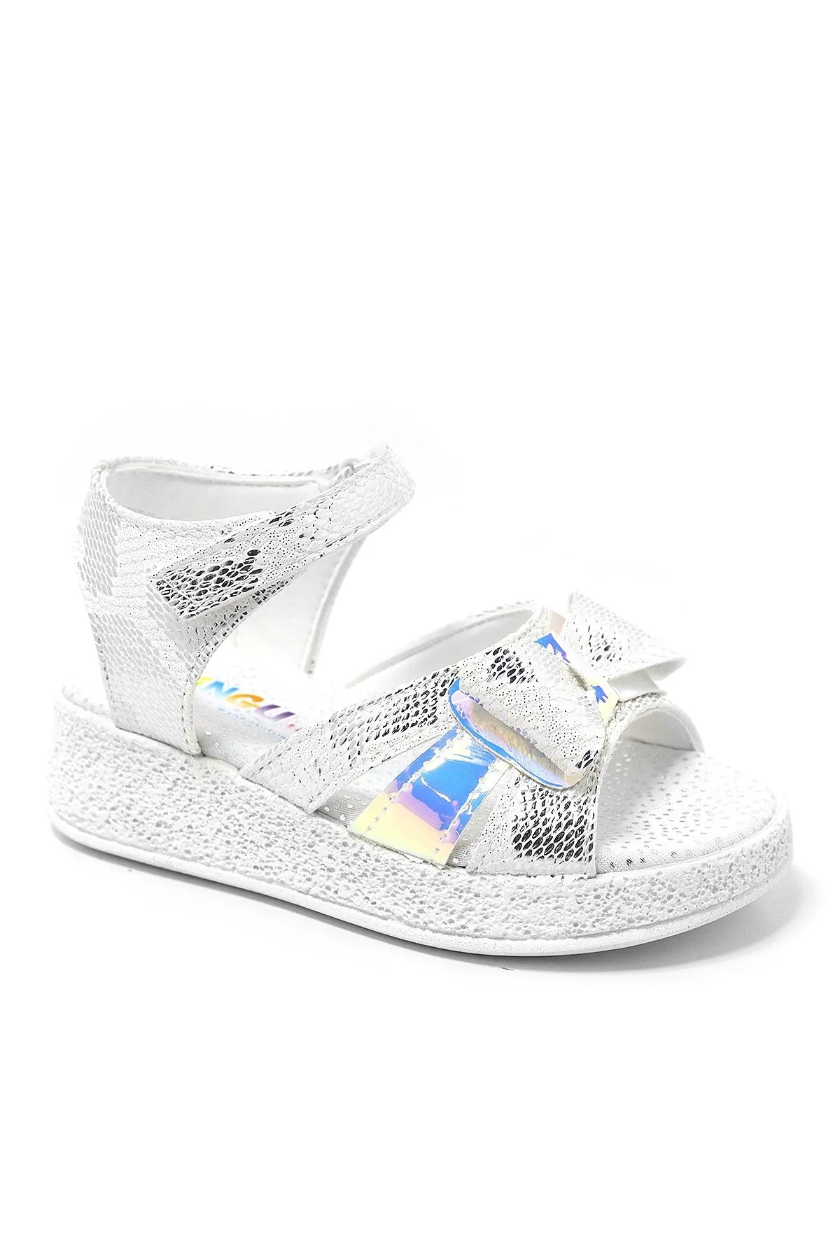 Artico Pingu Dolemy Gümüş Kız Çocuk Sandalet