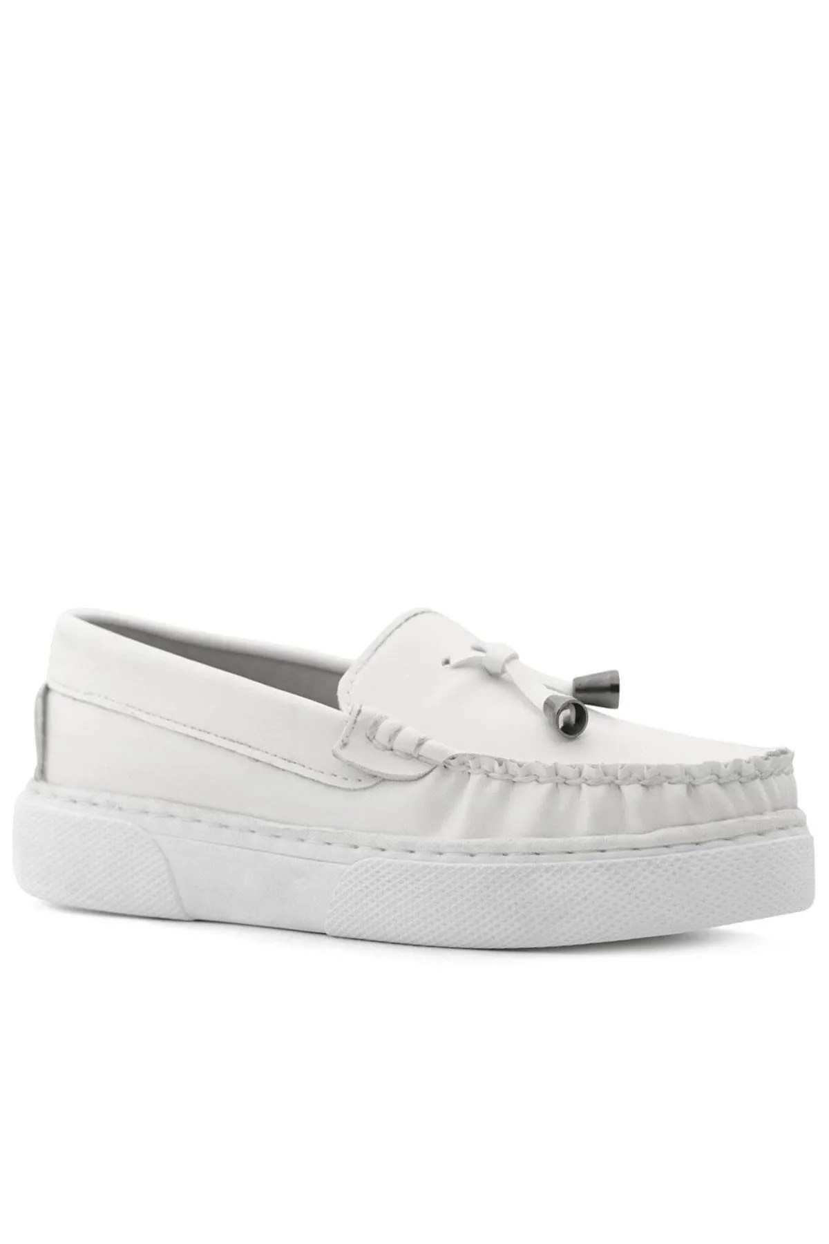 Beyaz Cilt Ekstra Hafif Çocuk Makosen Ayakkabı