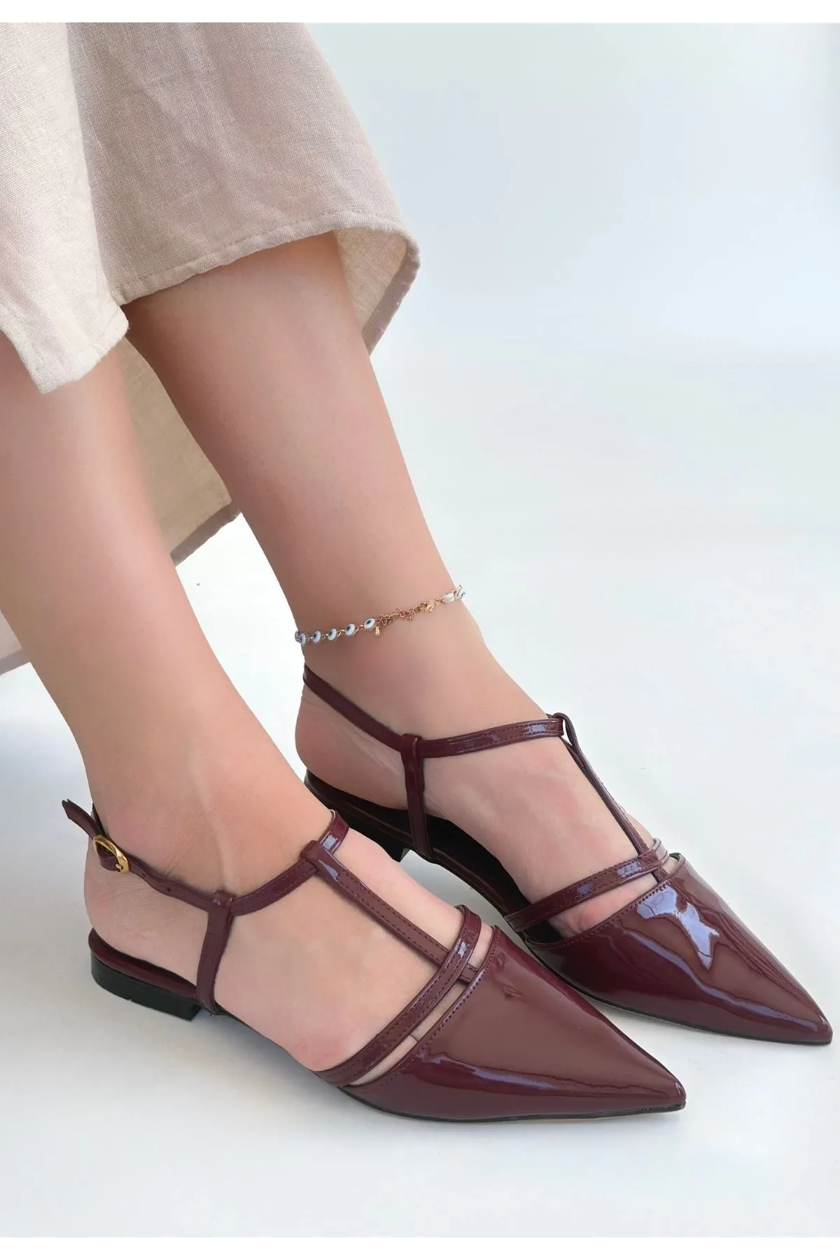 Canca Bordo Rugan Babet Ayakkabı