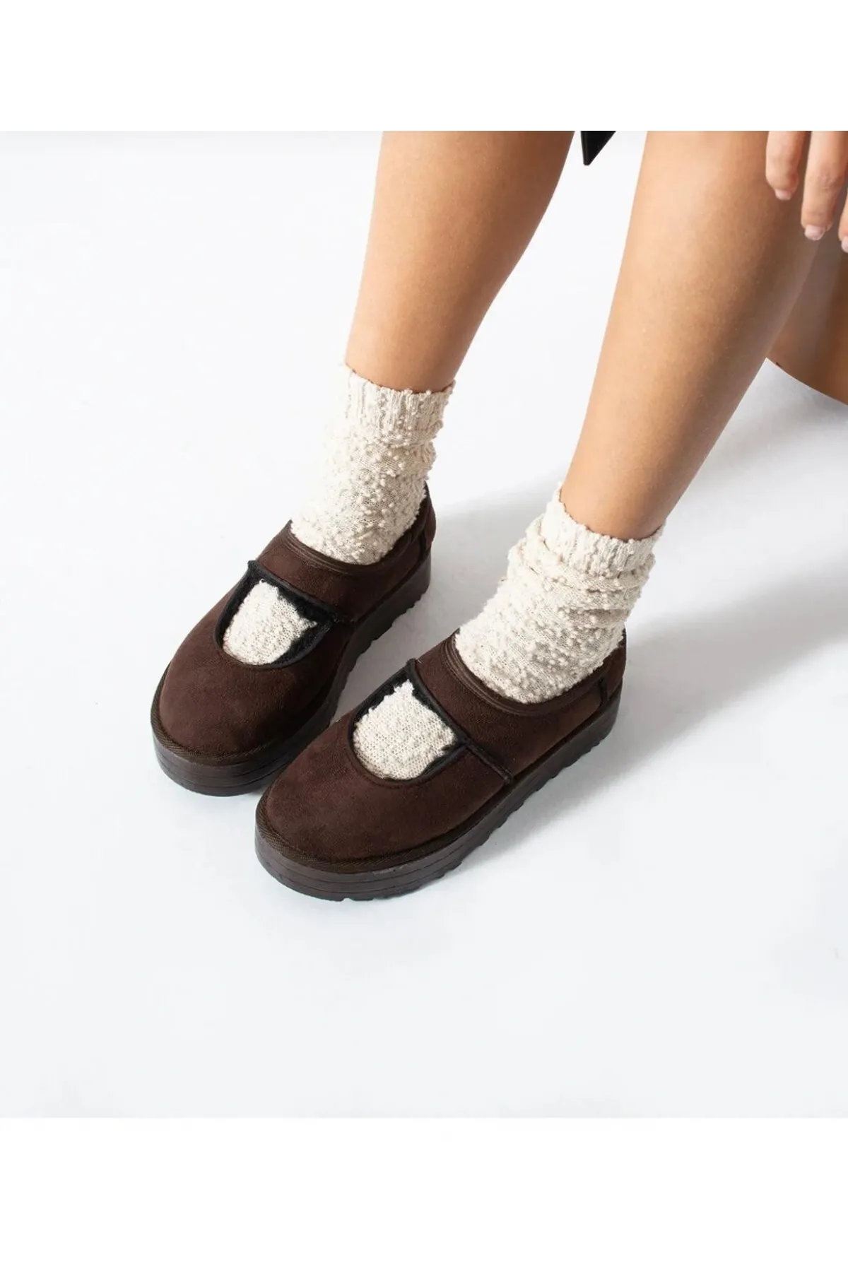 Carren Kahverengi Süet Bot