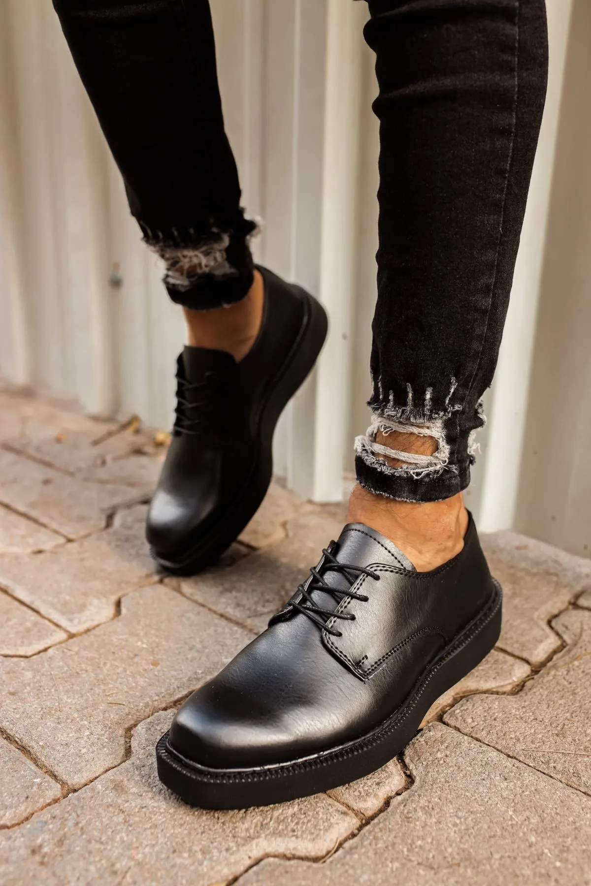 Ch001 - Fst Classic Lace Erkek Ayakkabı Sıyah