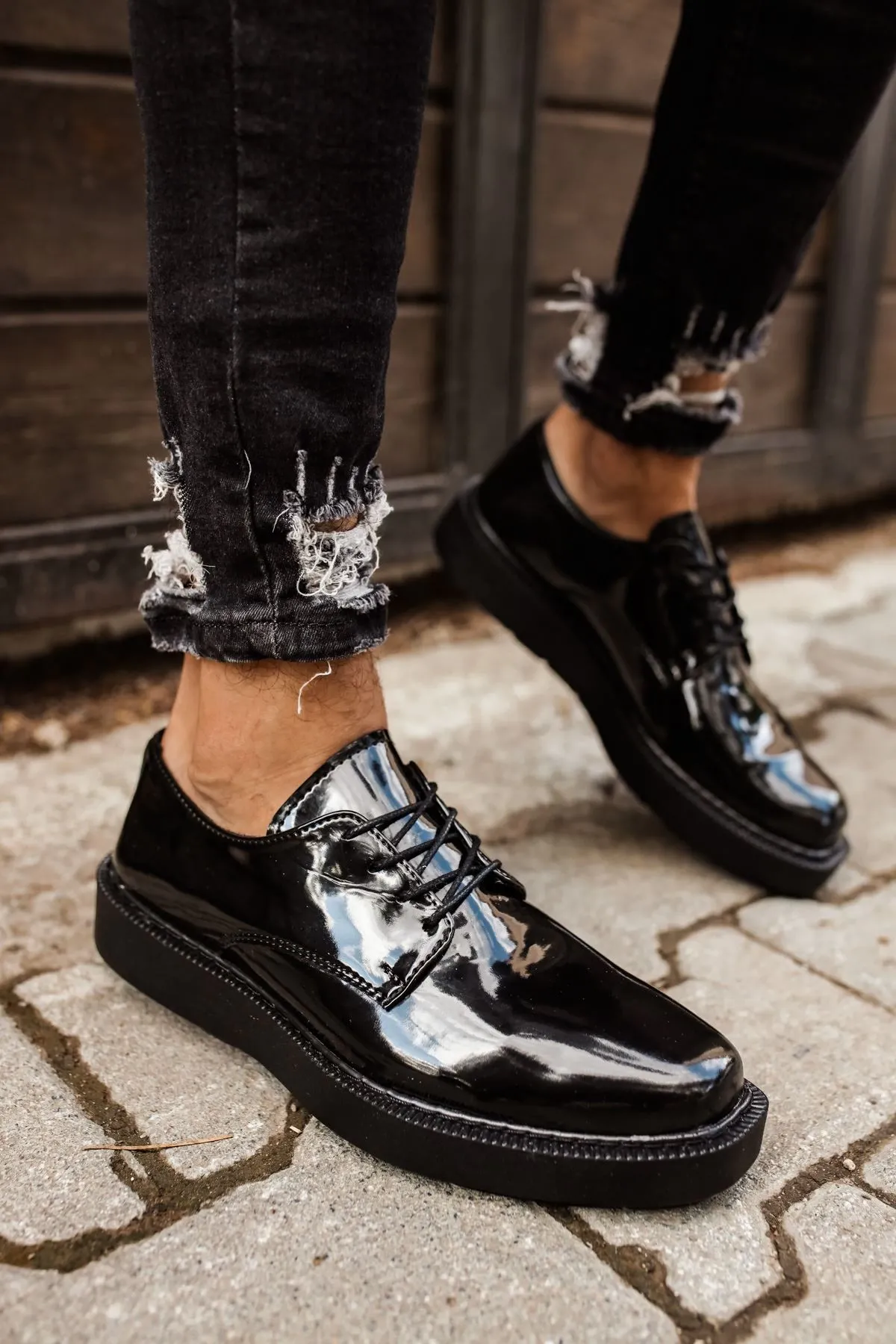 Ch001 - Rst Classic Lace Erkek Ayakkabı Sıyah