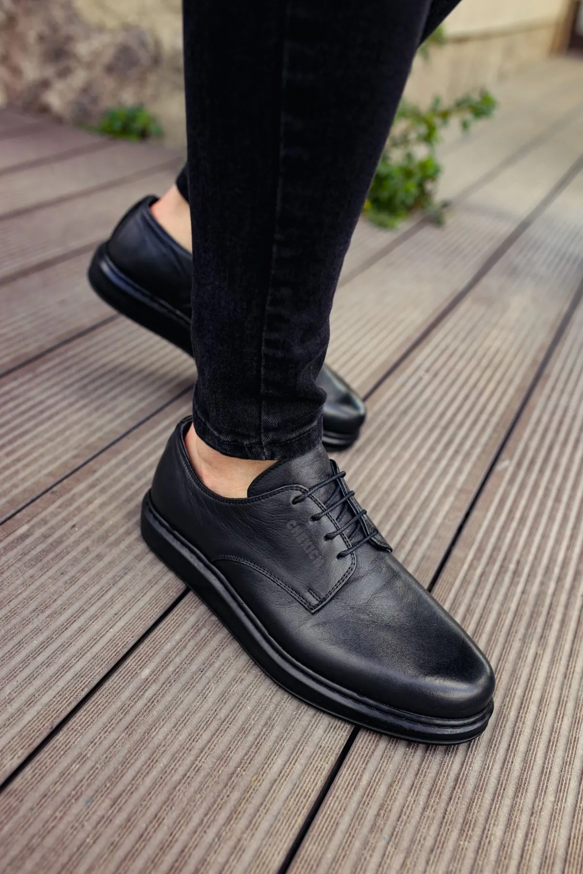 Ch003 - Dst Classica Pelle Di Cuoio Erkek Ayakkabı Sıyah