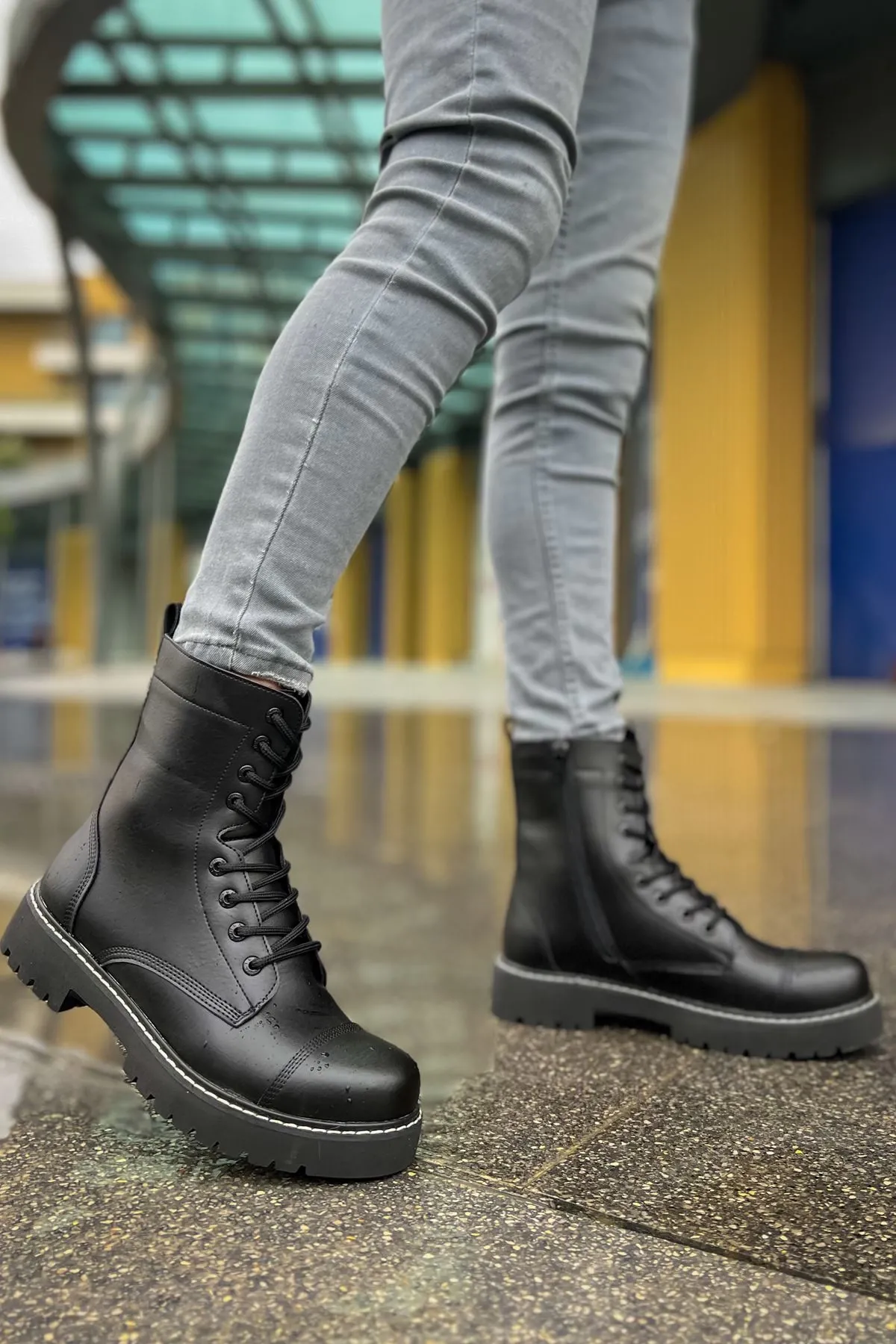 Ch009 - Fst Military Erkek Bot Sıyah