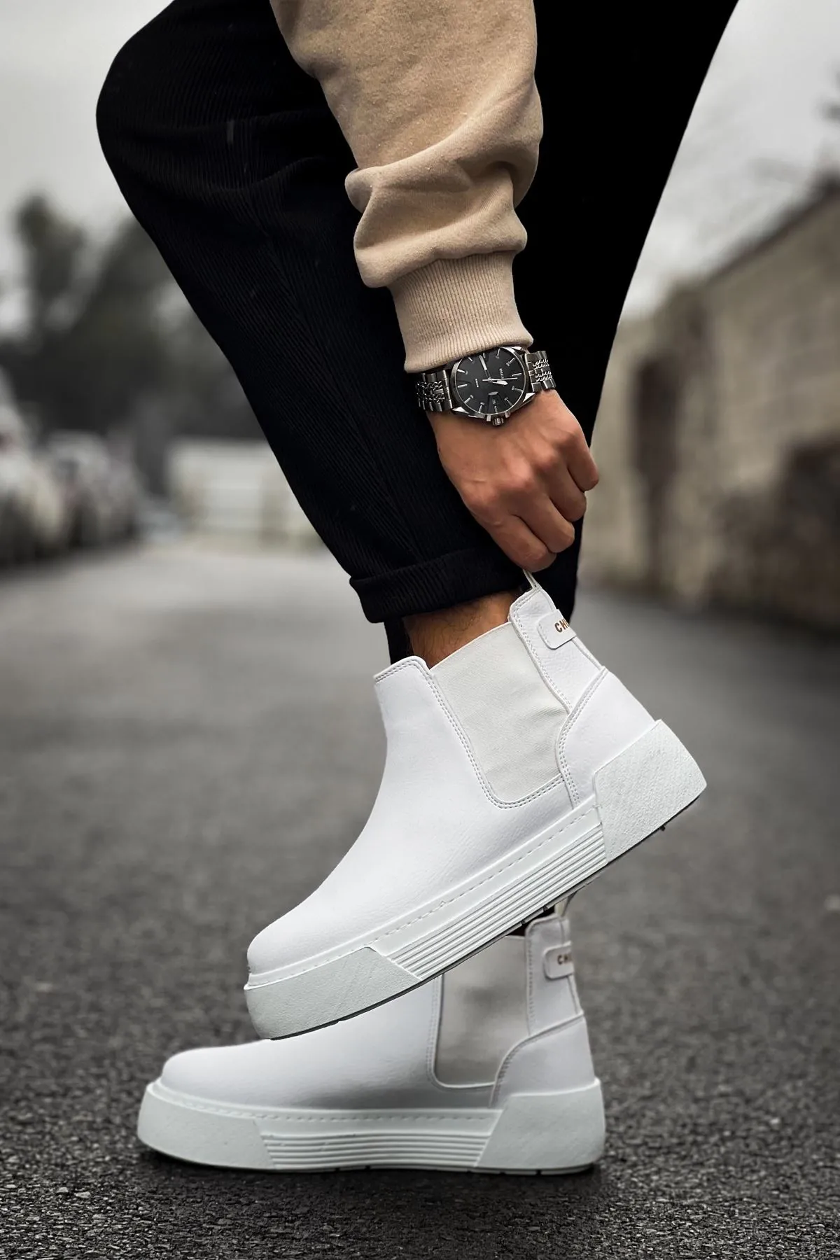 Ch069 - Crt Harmany Erkek Bot Beyaz