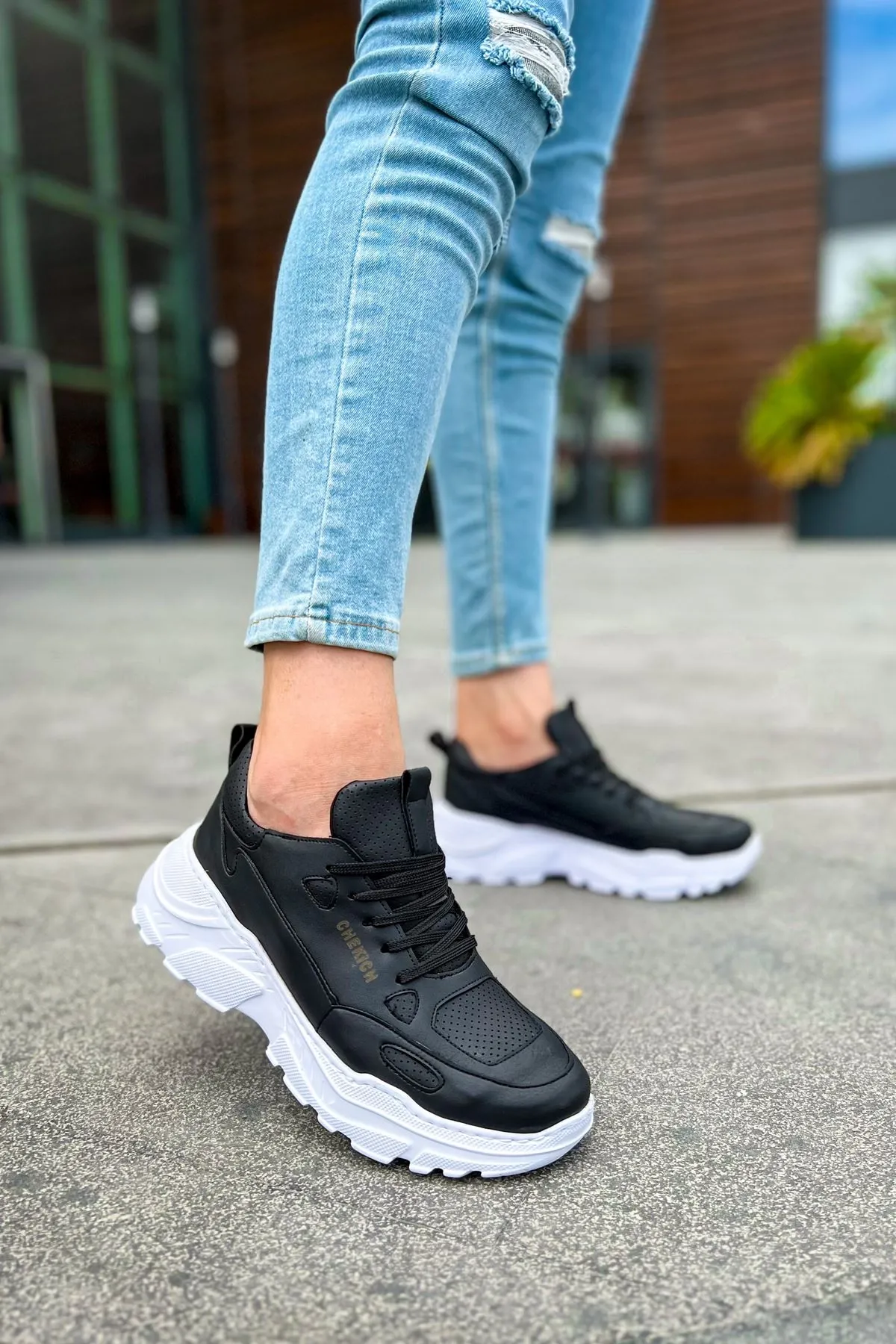 Ch089 - Cbt Low Top Lace Up Erkek Ayakkabı Sıyah