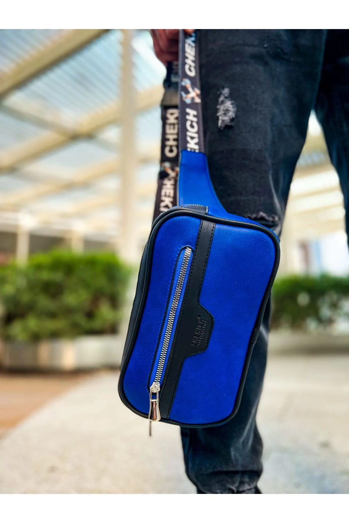 Ch101 - Poani Tablet Erkek Çanta Sıyah/mavı