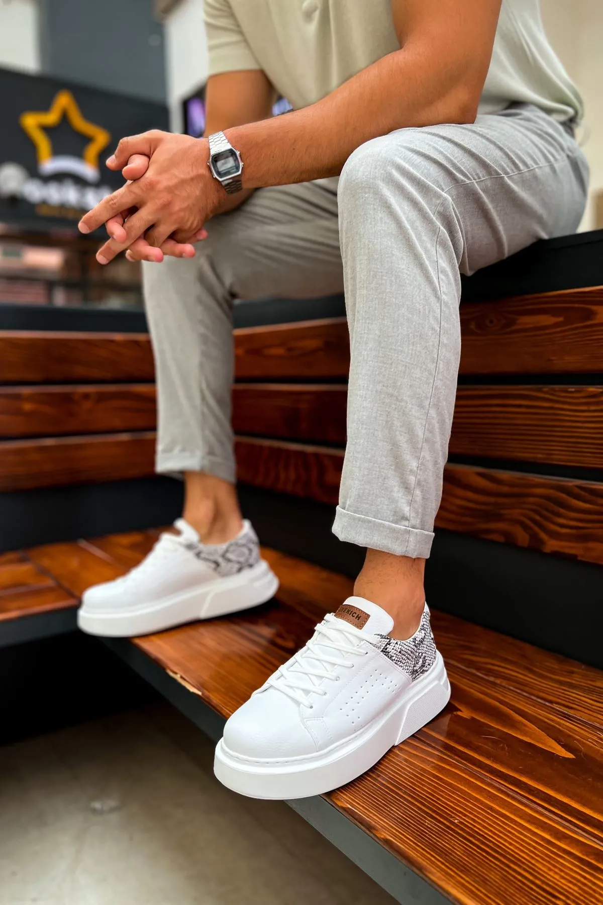 Ch145 - Cbt Sauerbergg Erkek Ayakkabı Beyaz