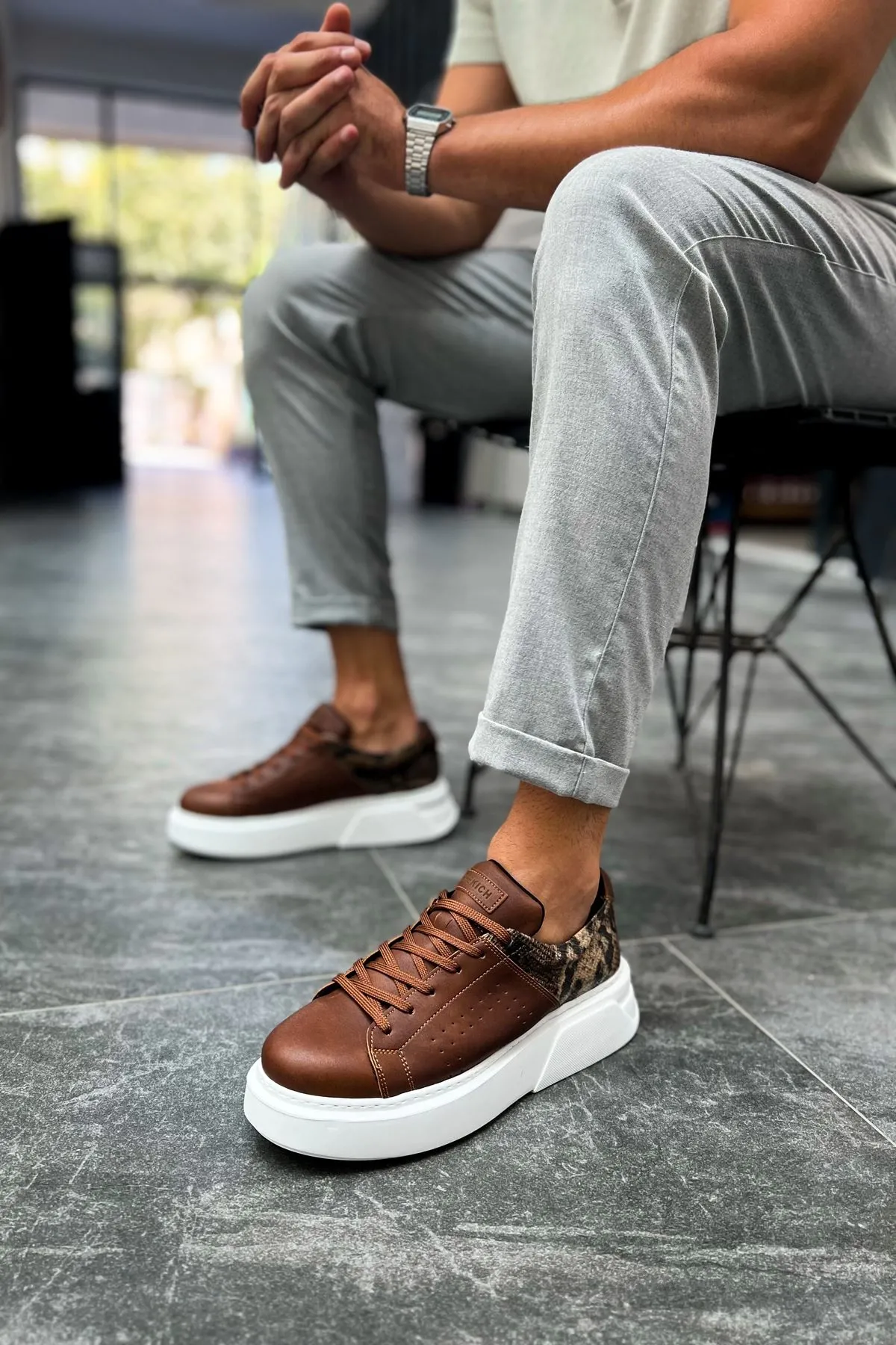 Ch145 - Cbt Sauerbergg Erkek Ayakkabı Taba