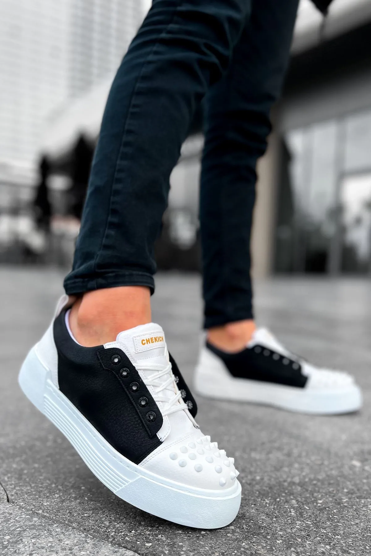 Ch169 - Cbt Thorn Erkek Ayakkabı Beyaz/sıyah