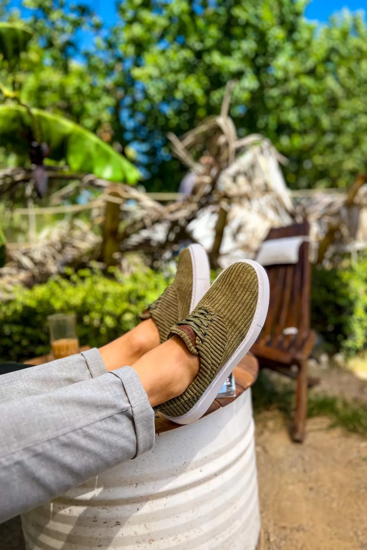 Ch173 - Kbt Velluto Erkek Ayakkabı Hakı