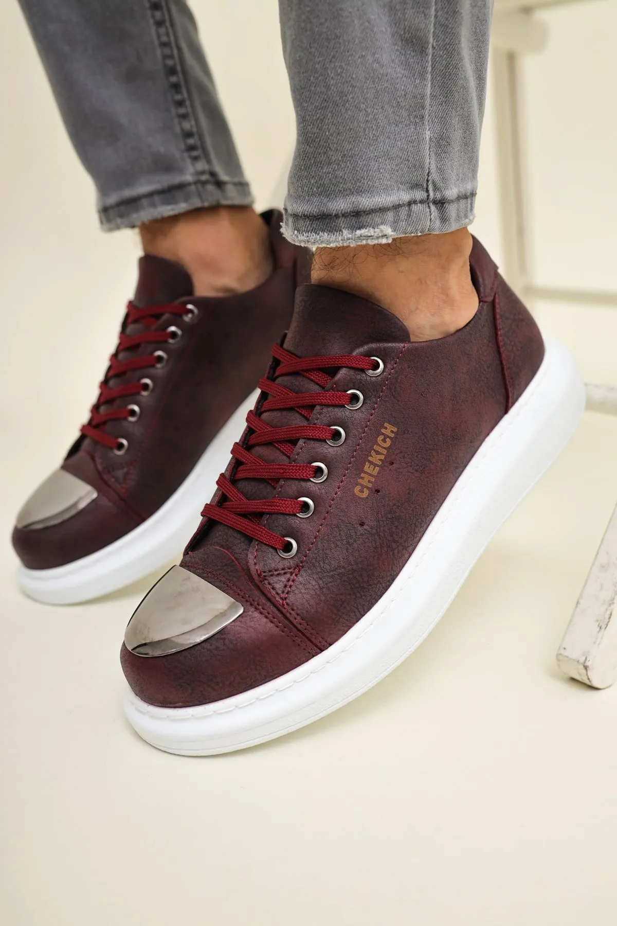 Ch175 - Cbt Mirror Erkek Ayakkabı Bordo