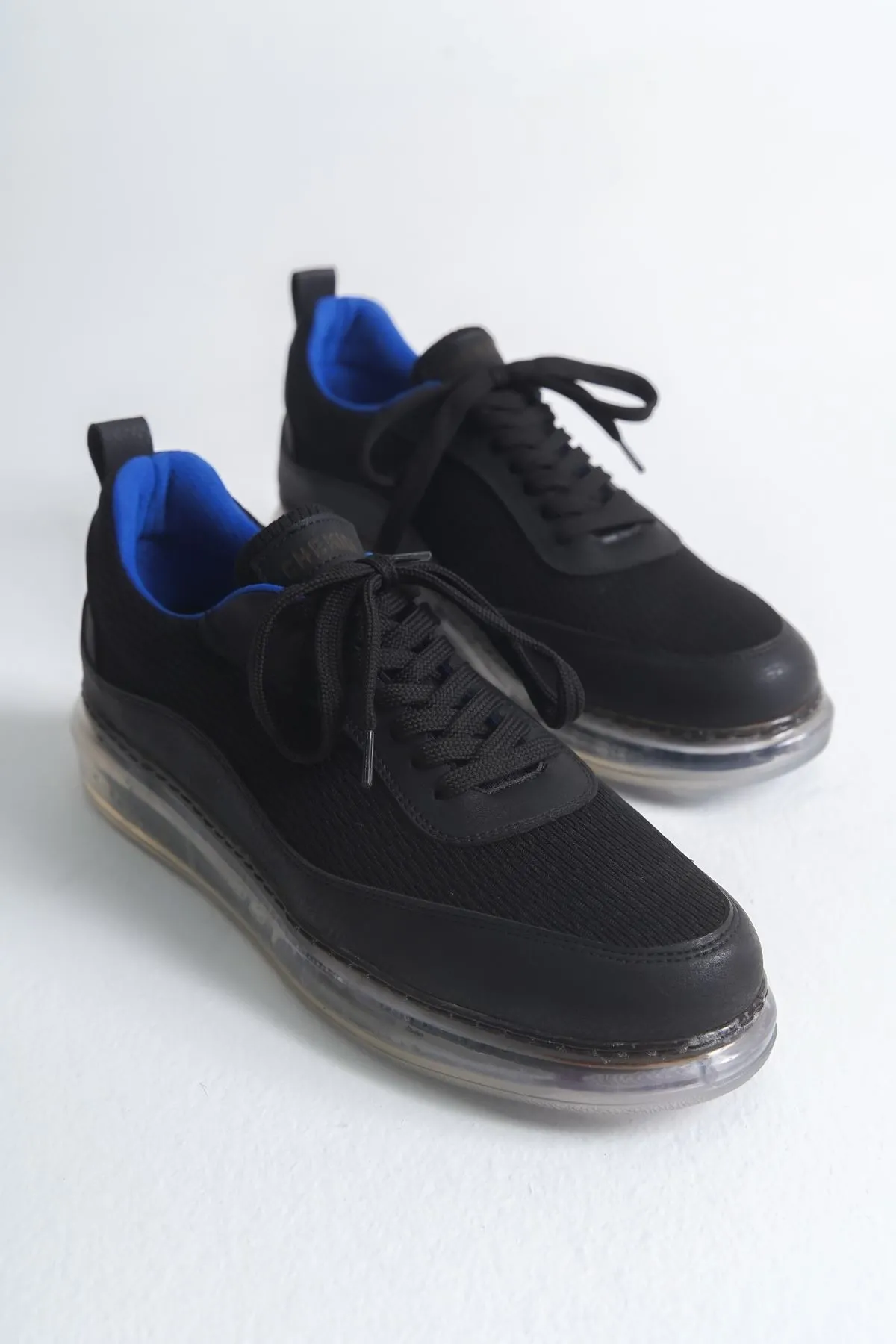 Ch181 - Rrt İpekyol  Erkek Ayakkabı Sıyah/sax Mavı