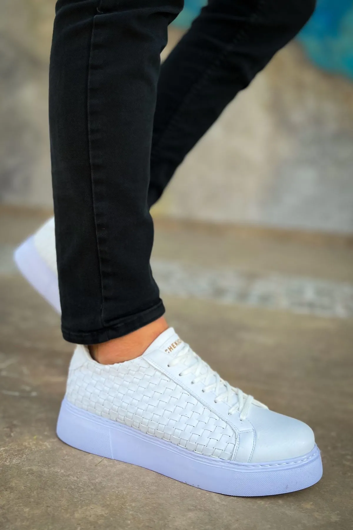 Ch203 - Obt Maglieria Erkek Ayakkabı Beyaz