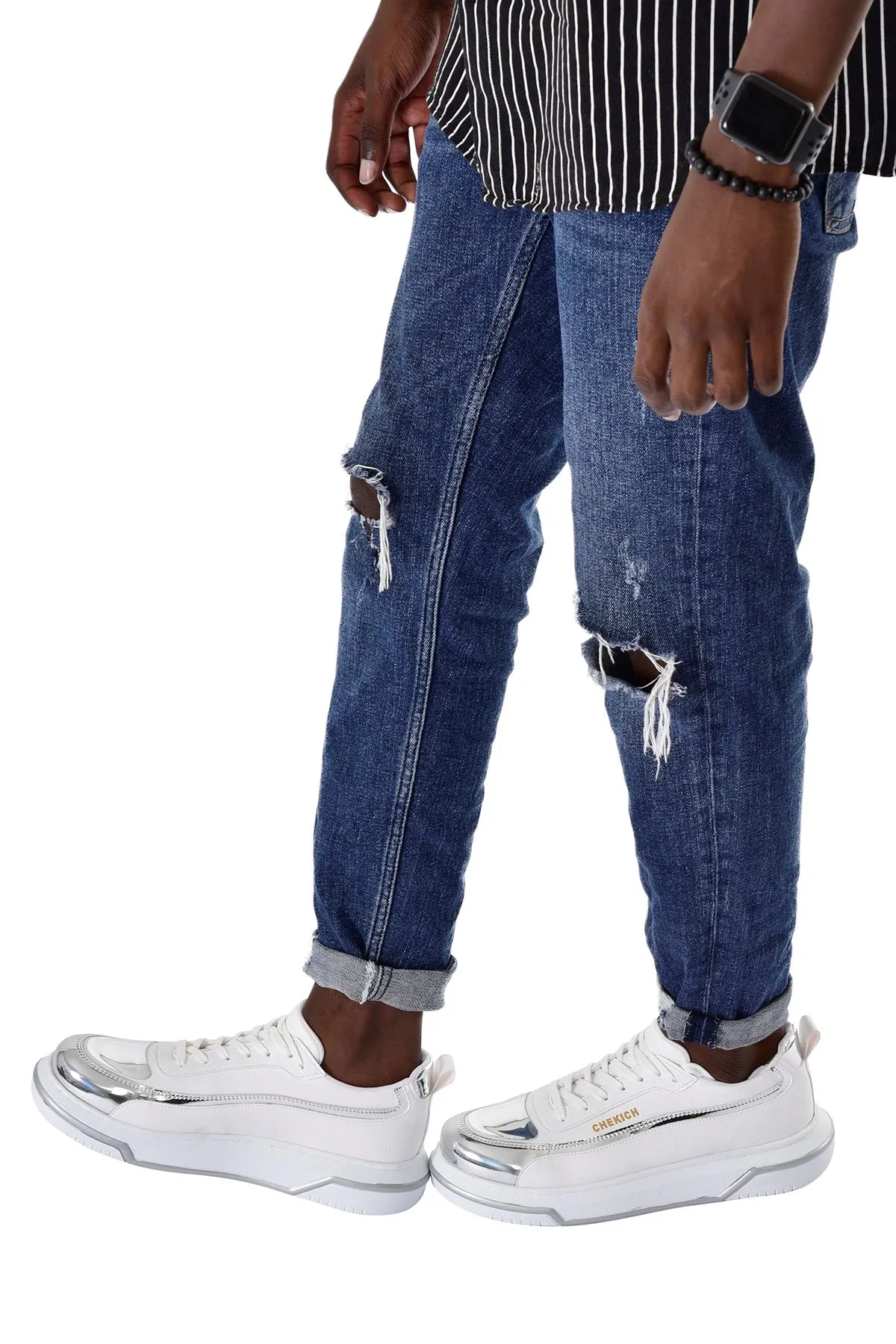 Ch241 - Cbt Signature Line Up Erkek Ayakkabı Beyaz/gumus