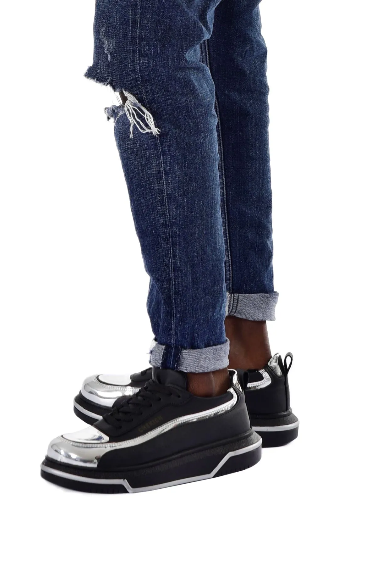 Ch241 - Cst Signature Line Up Erkek Ayakkabı Sıyah/gumus