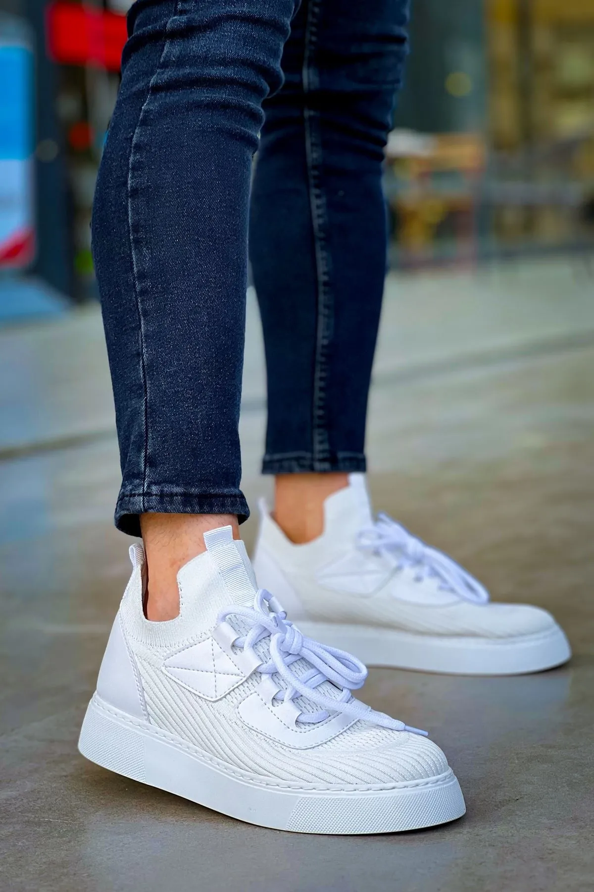 Ch2425 - Tbt Erkek Ayakkabı Beyaz