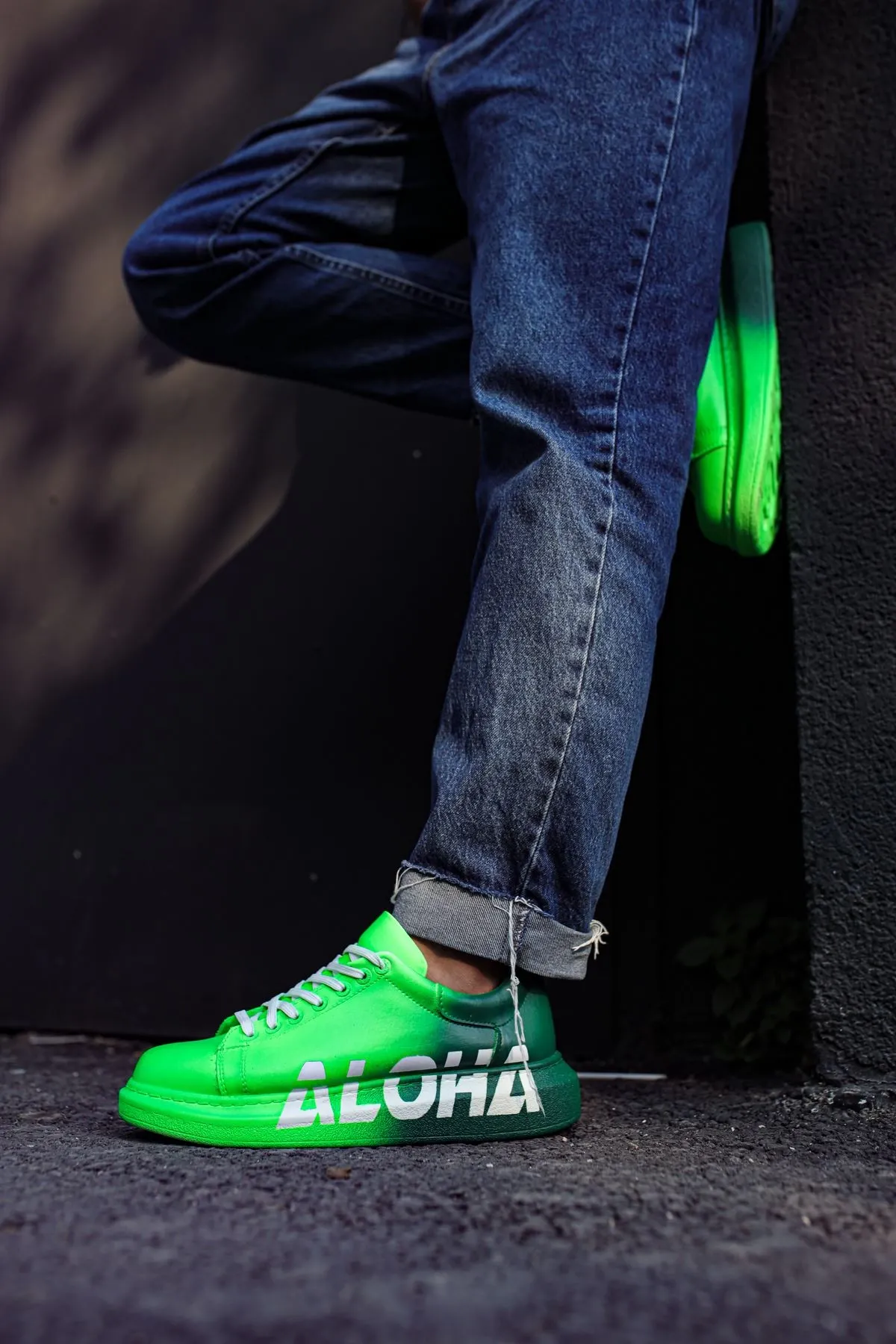 Ch254 - Cbt Pittura Erkek Ayakkabı 403 Alh Yesıl / Koyu Yesıl