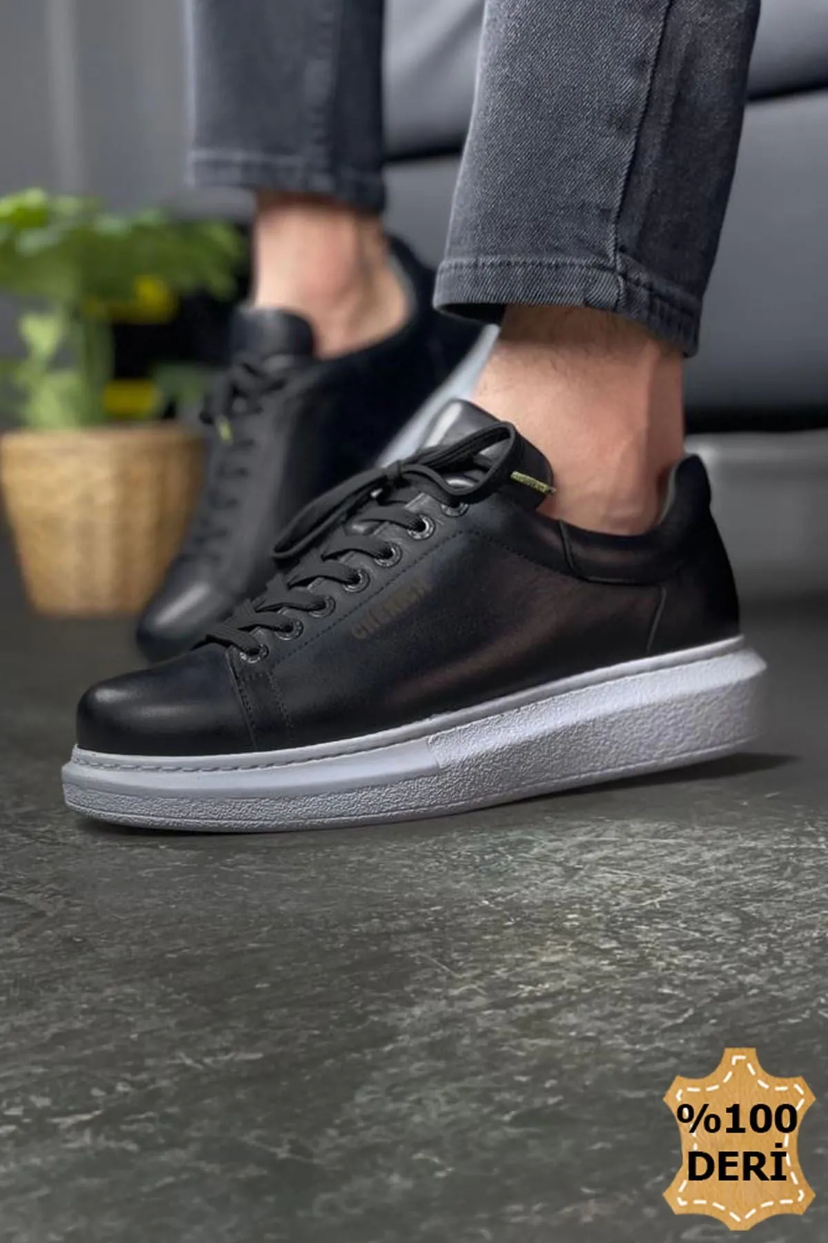 Ch257 - Dbt Estrella Deri Erkek Ayakkabı Sıyah