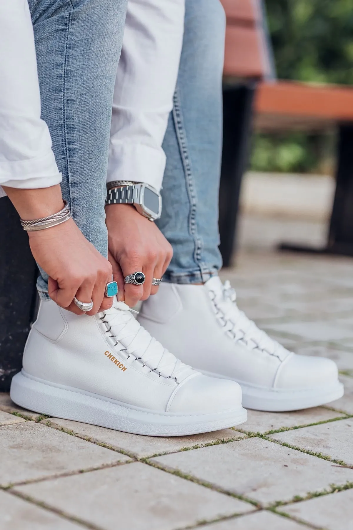 Ch258 - Cbt Roma Erkek Bot Beyaz