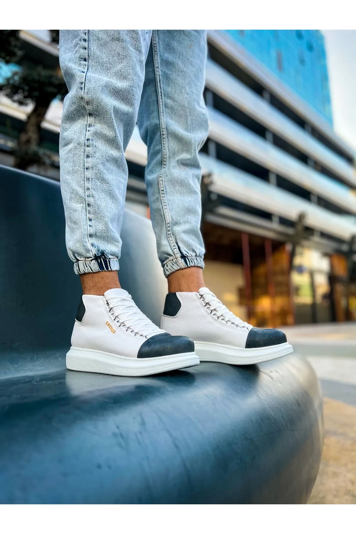 Ch258 - Gbt Roma Colourful Erkek Bot Beyaz/antrasıt