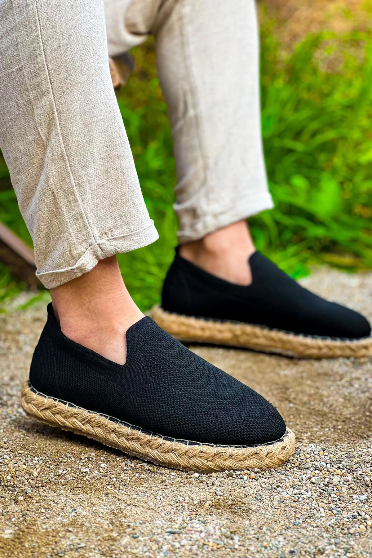 Ch305 - Triko Erkek Ayakkabı Sıyah