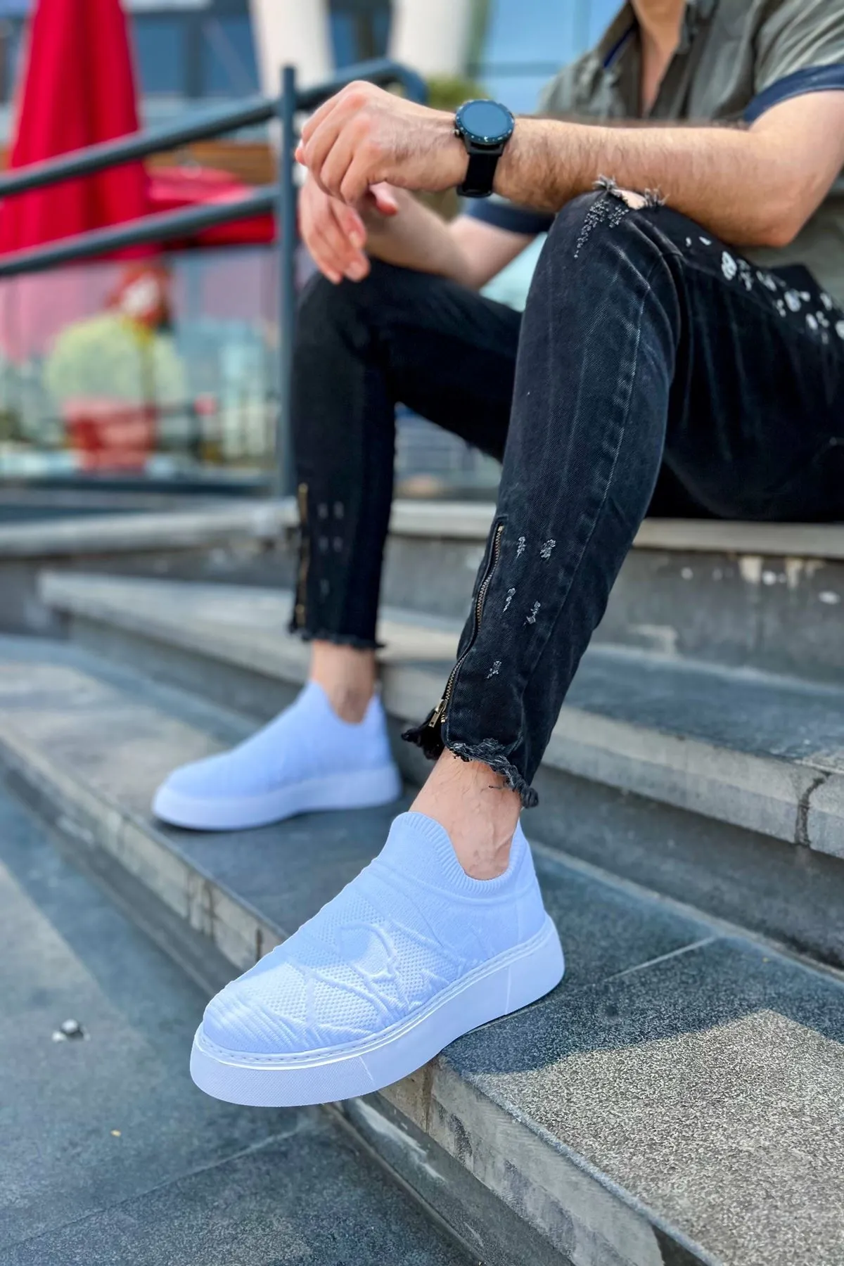 Ch411 - Tbt Craig Erkek Ayakkabı Beyaz