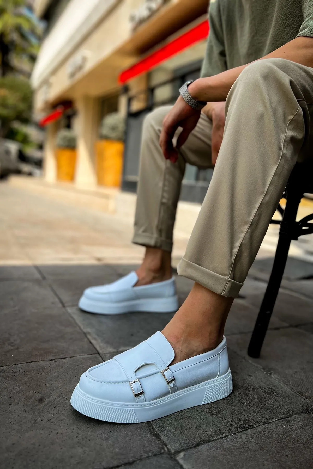 Ch417 - Cbt Mancini Erkek Ayakkabı Beyaz