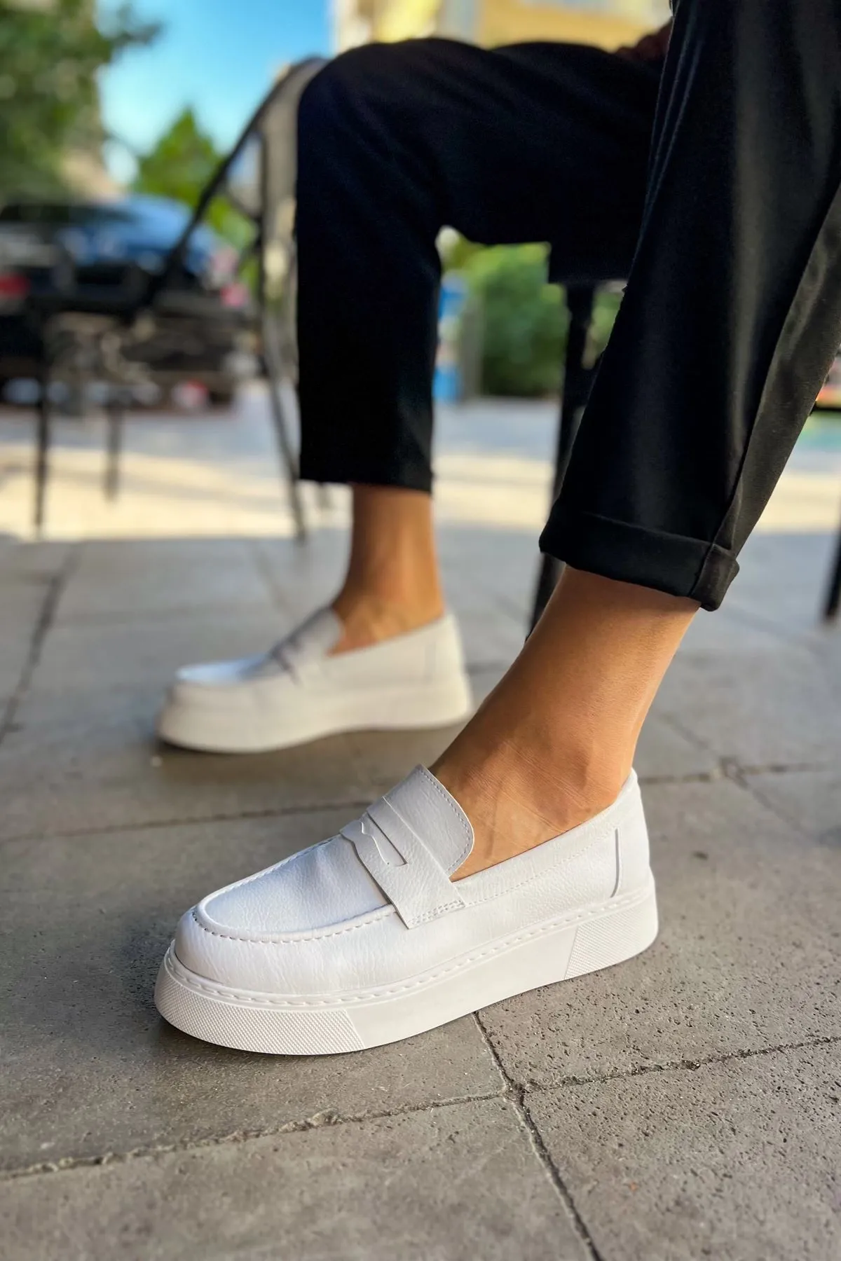 Ch421 - Cbt Bandera Erkek Ayakkabı Beyaz