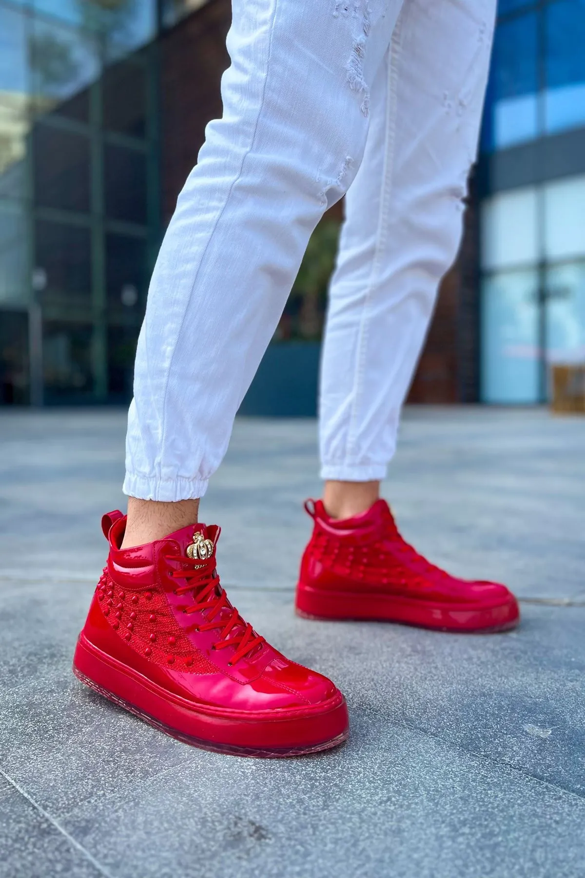 Ch973 - Majesty Kt Erkek Bot Kırmızı