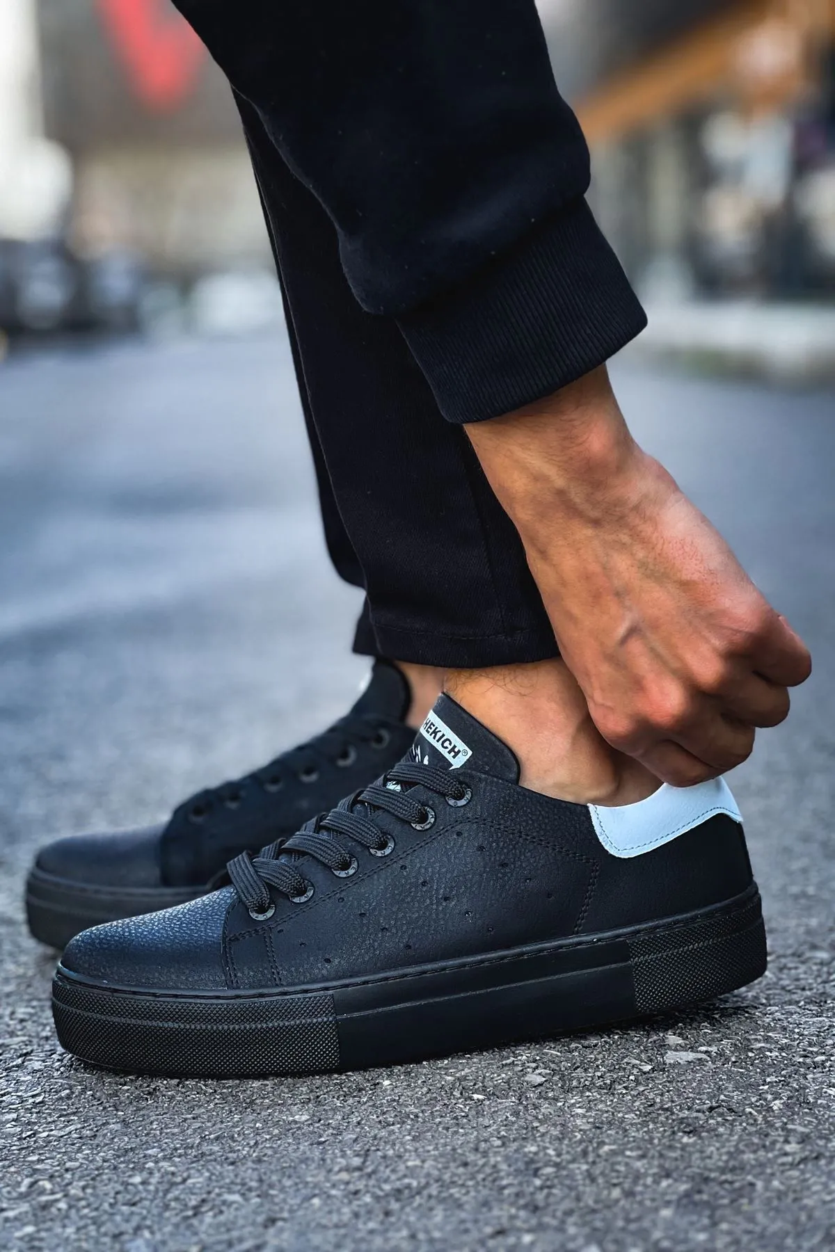 Ch983 - Cst Tennis Erkek Ayakkabı Sıyah/beyaz