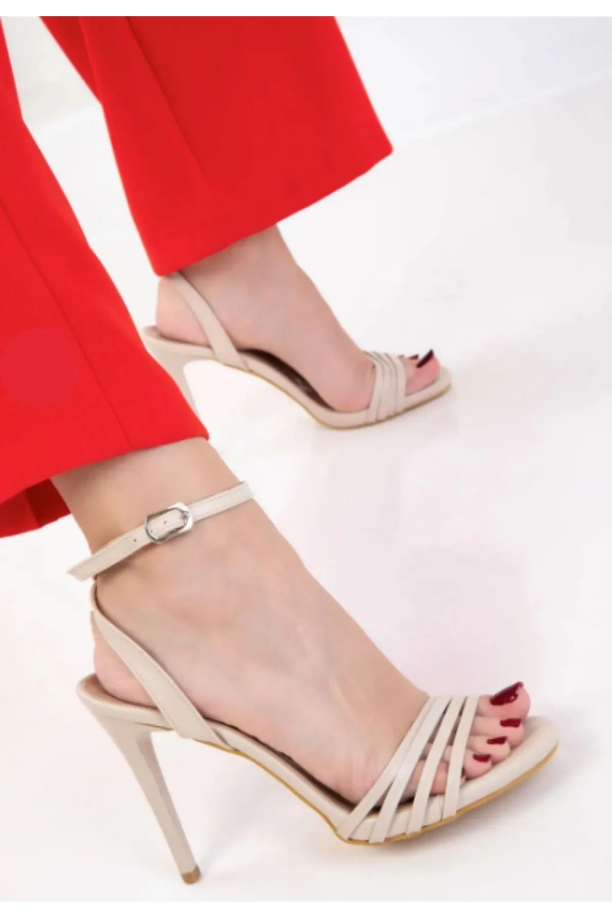 Coze Nude Topuklu Ayakkabı