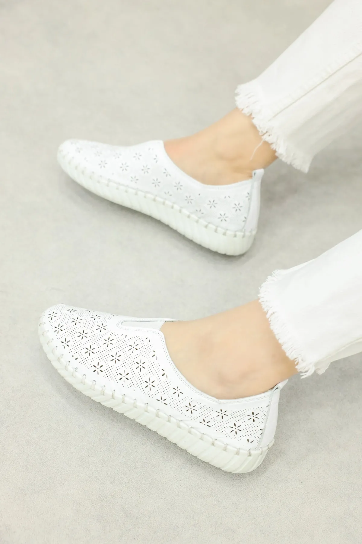 Hakiki Deri  Kadın Casual Ayakkabı 139za670-1
