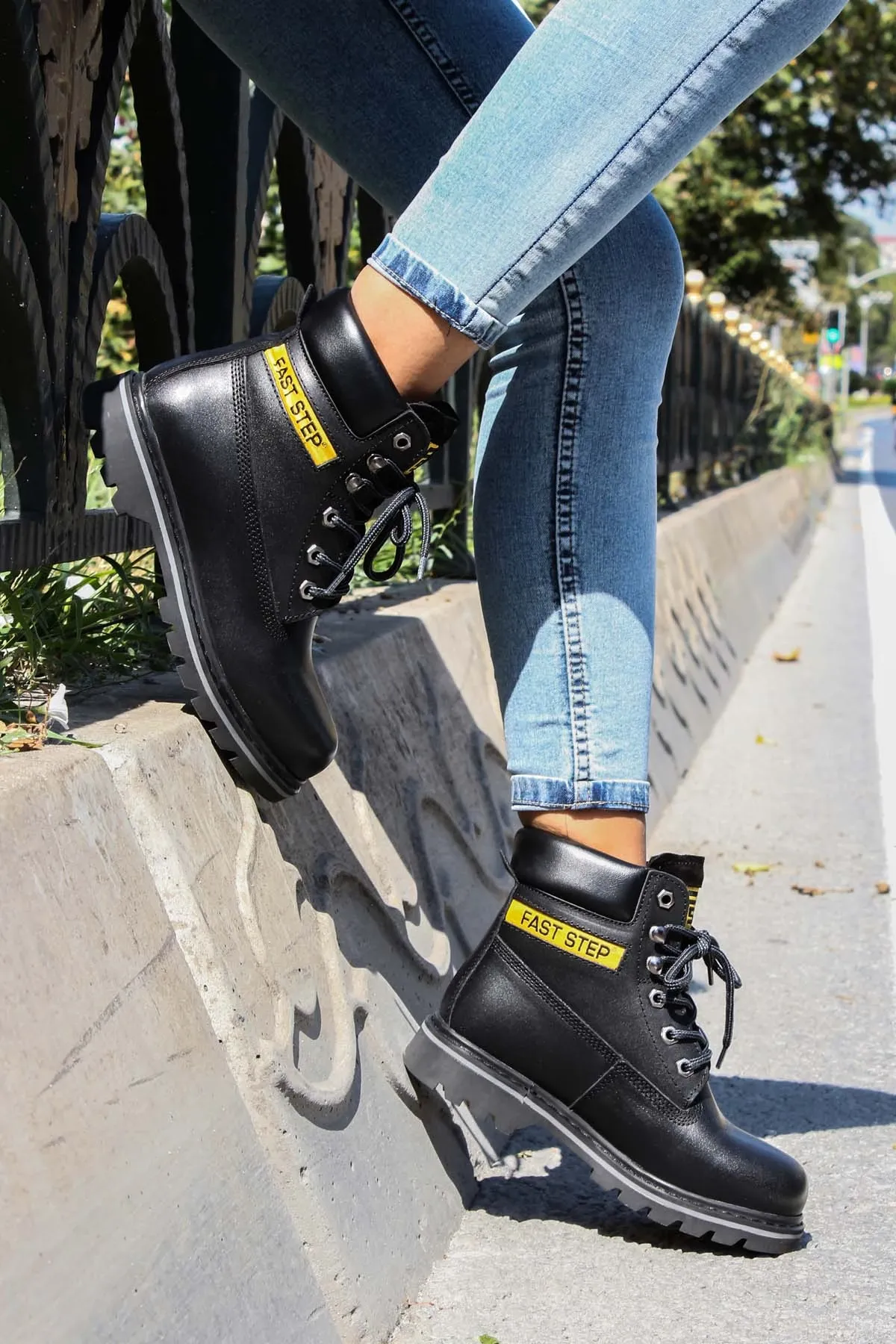 Hakiki Deri  Unisex Outdoor Bot 938sga50