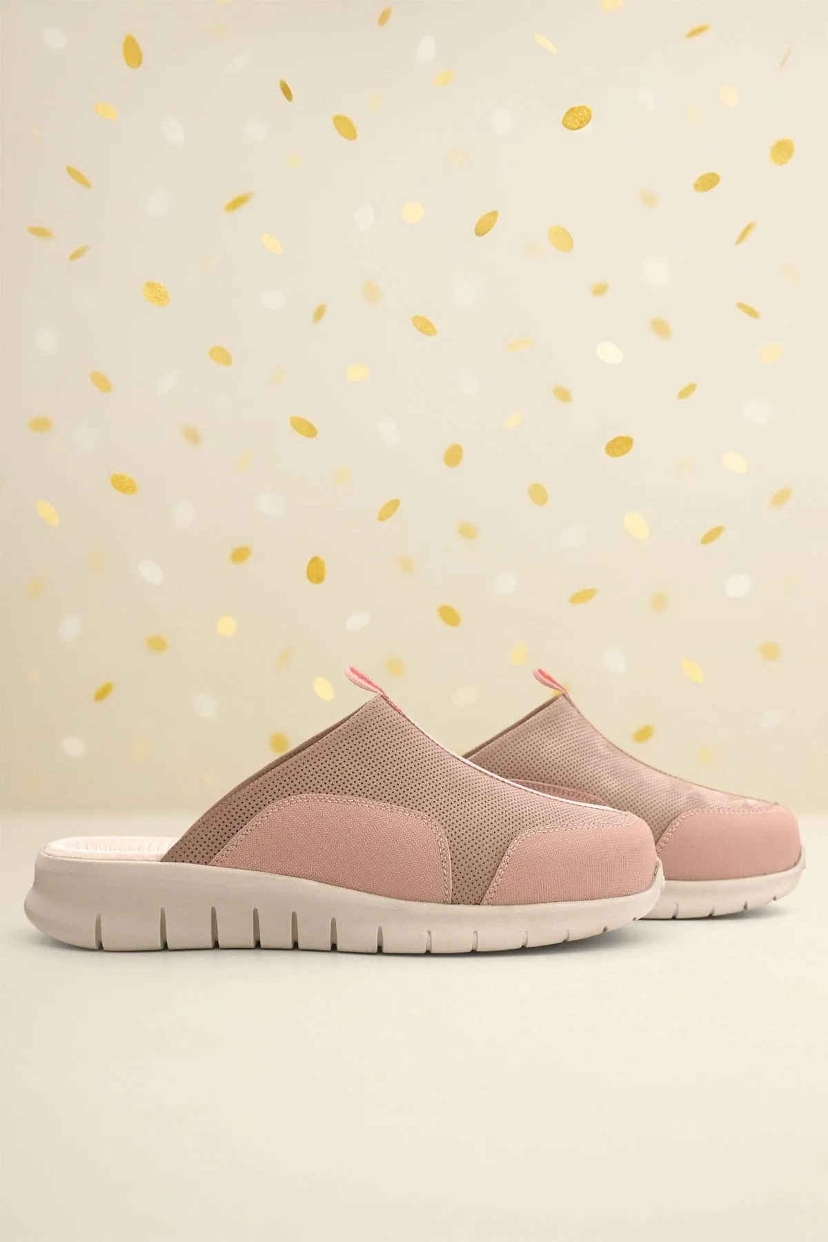 Heep Medikal Hakiki Deri Pudra Comfort Krem Tabanlı Spor Terlik