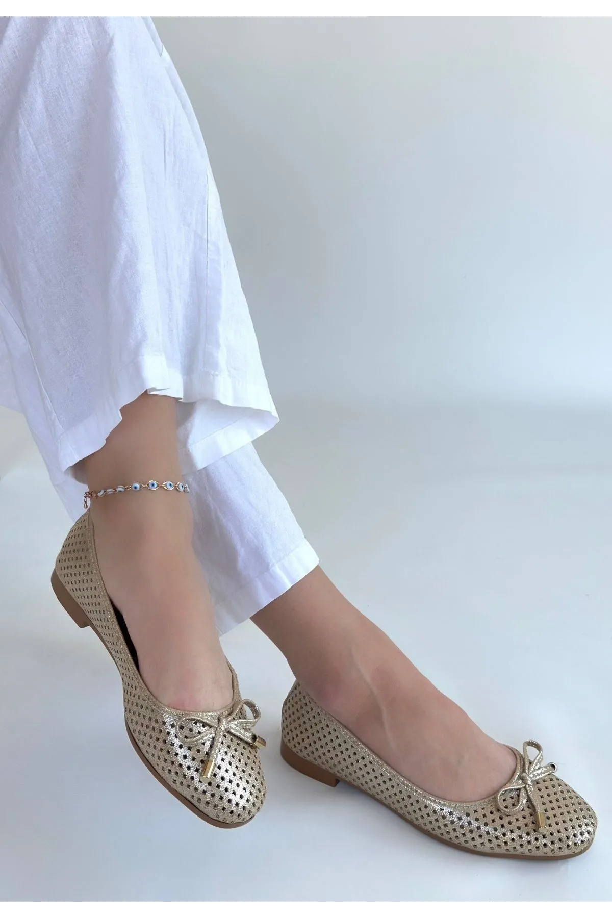 Icar Bej Cilt Babet Ayakkabı