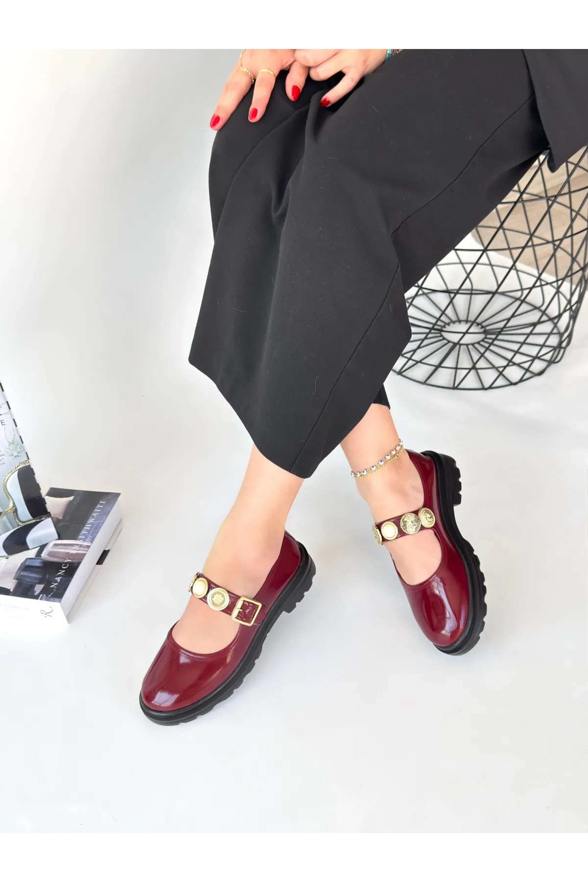 Okira Bordo Rugan Oxford Ayakkabı