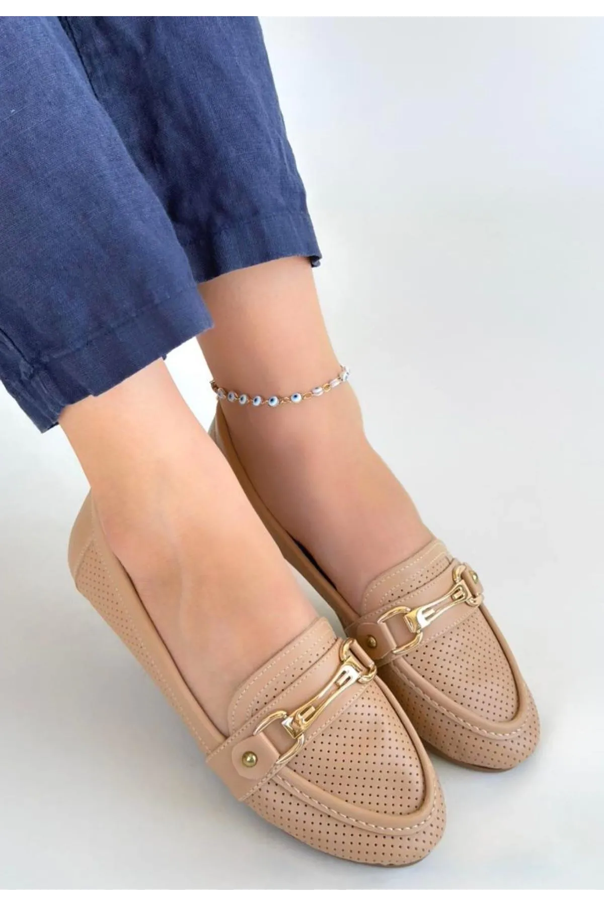 Rain Nude Cilt Babet Ayakkabı