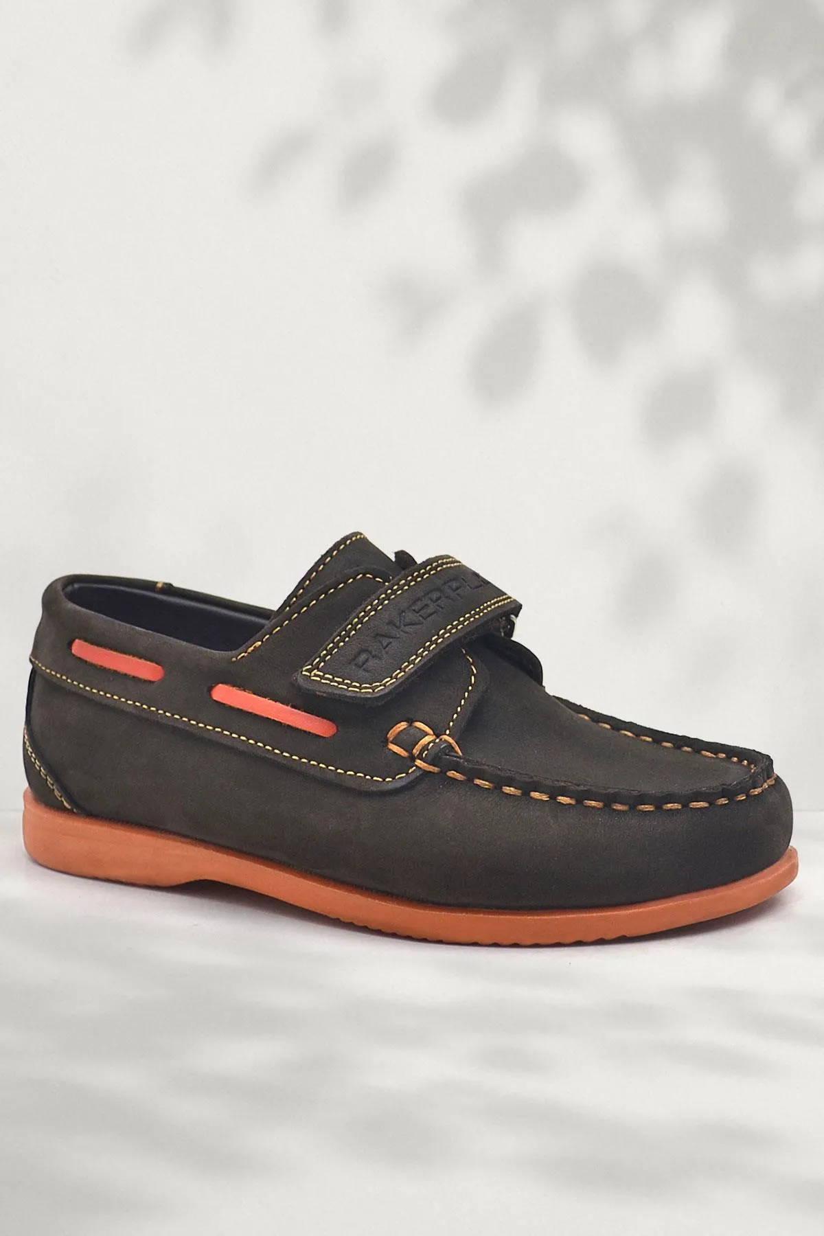 Simurg Hakiki Deri Cırtlı Spor Erkek Çocuk Ayakkabı