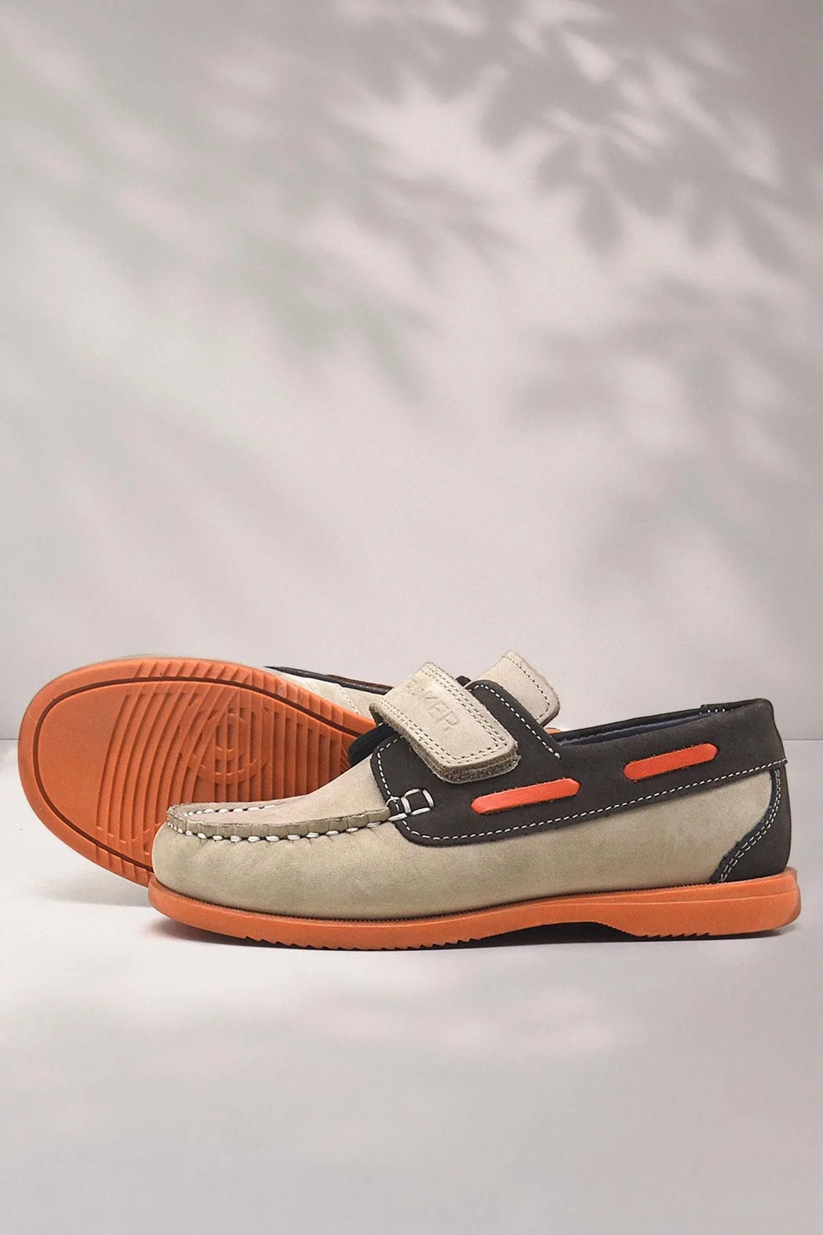 Simurg Hakiki Deri Kum Kahve Günlük Erkek Çocuk Ayakkabı