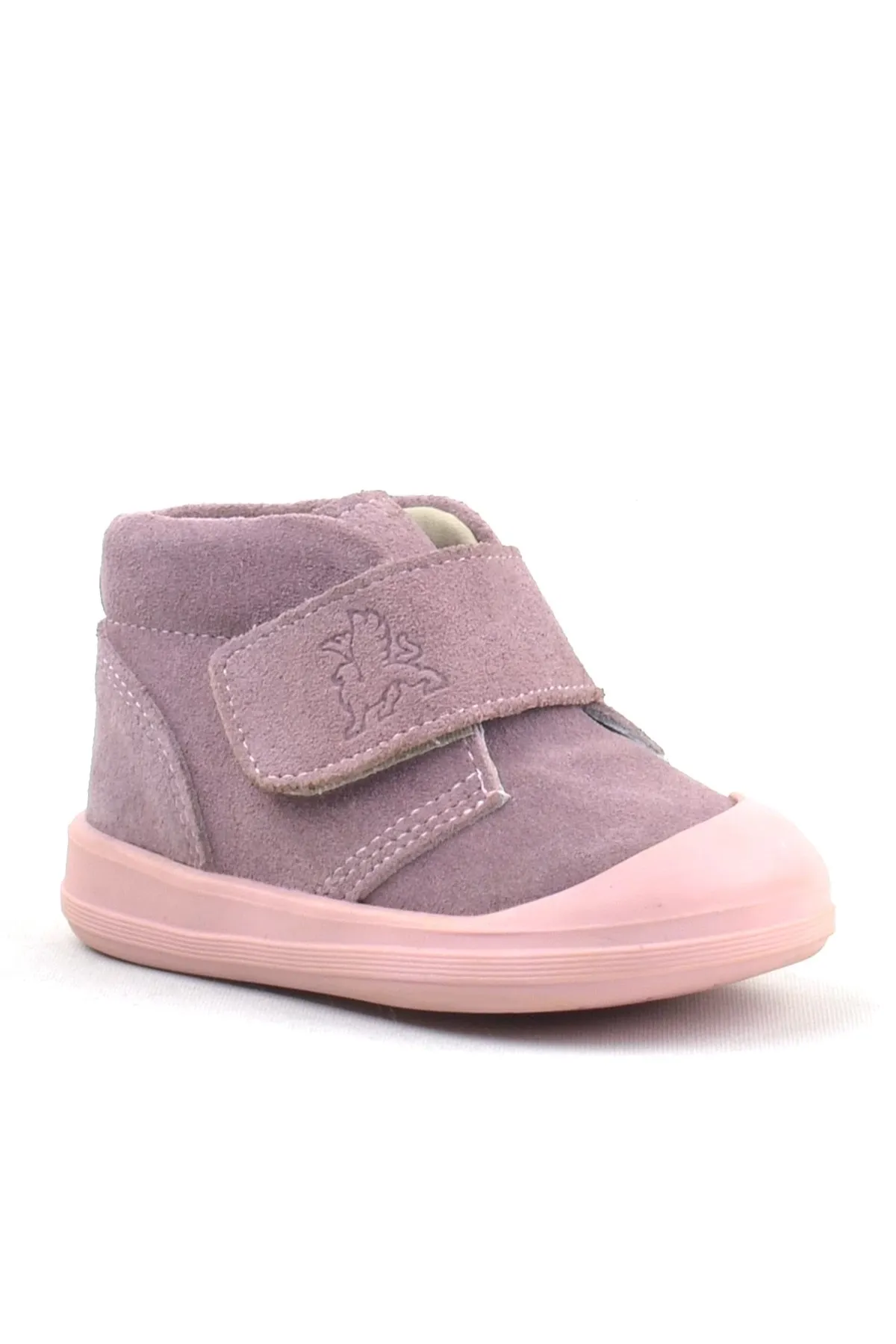 Yoohoo Hakiki Deri Pembe Cırtlı Kız Bebek Bot