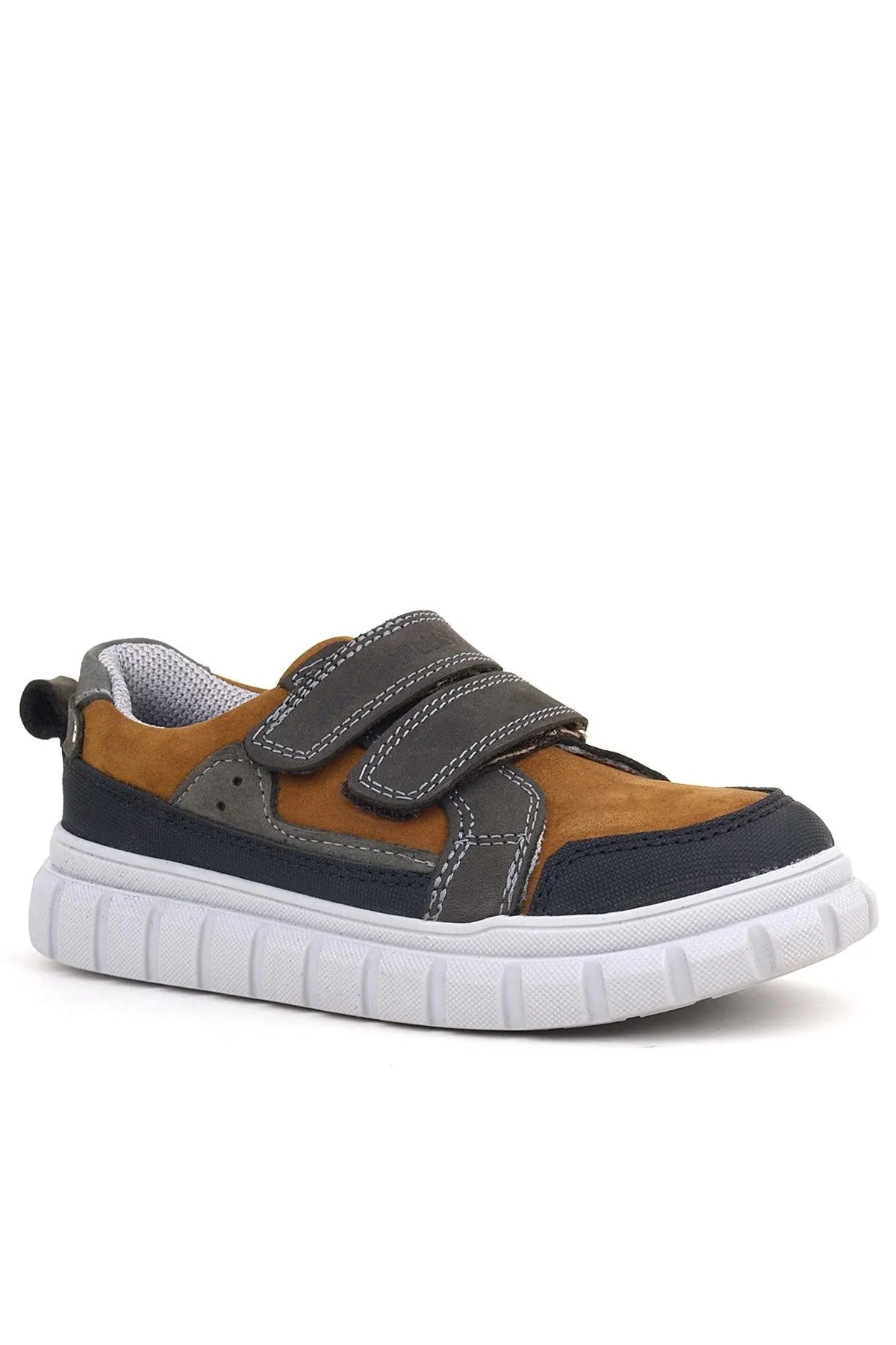 Hakiki Deri Taba Cırtlı Çocuk Günlük Spor Okul Ayakkabı