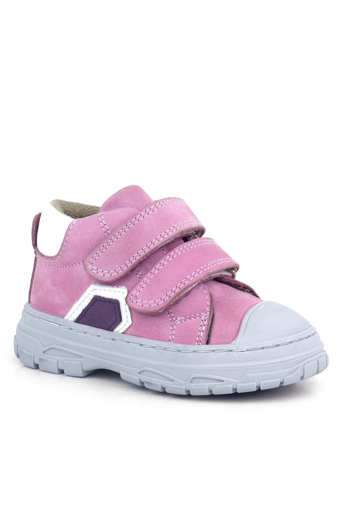 Tails Hakiki Deri Pembe Cırtlı Çocuk Spor Bot