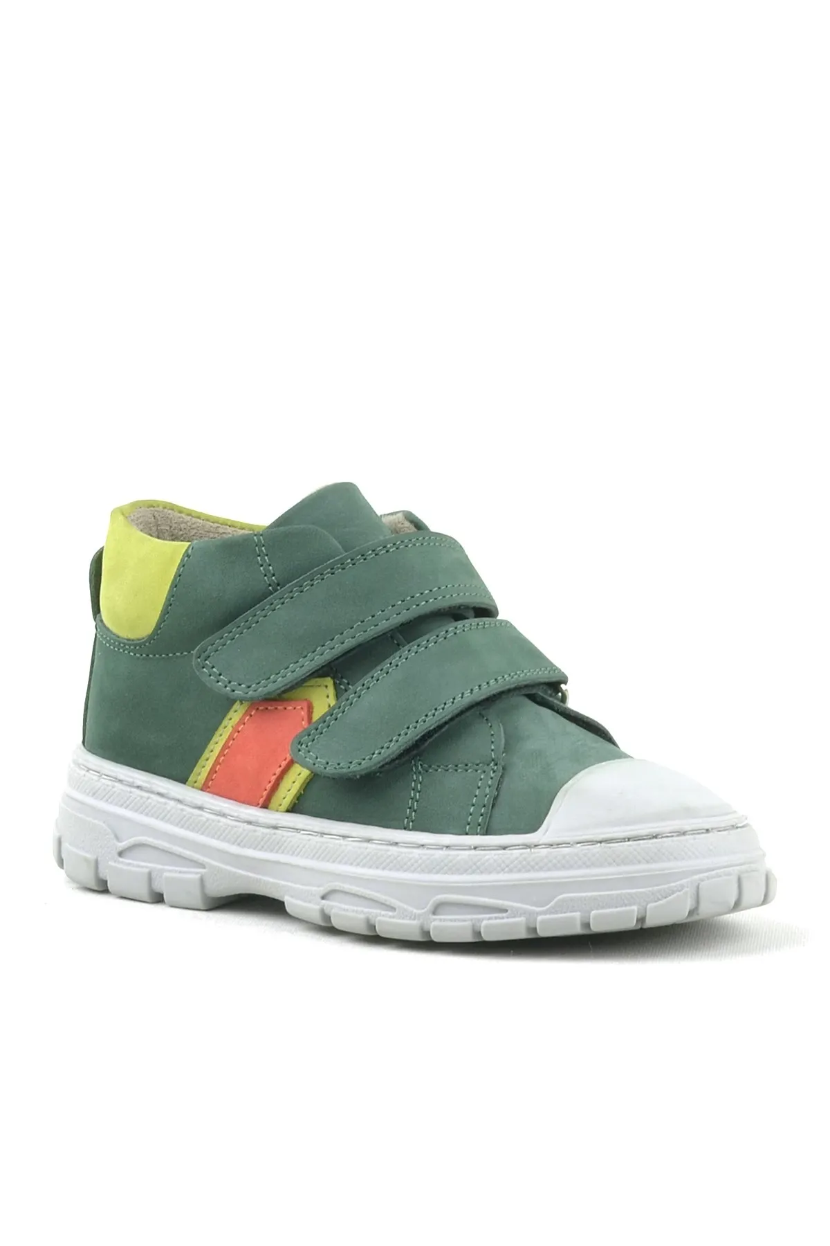 Tails Hakiki Deri Yeşil Cırtlı Çocuk Spor Bot