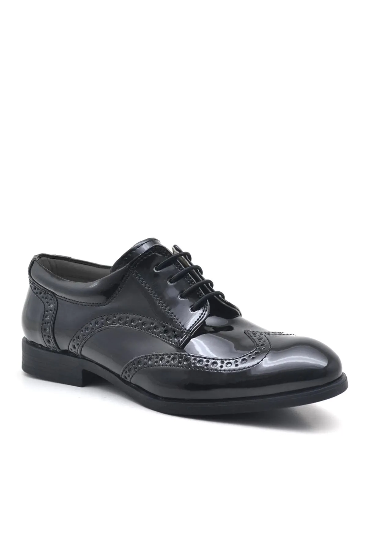 Titan Rugan Bağcıklı Klasik Erkek Çocuk Okul Ayakkabı