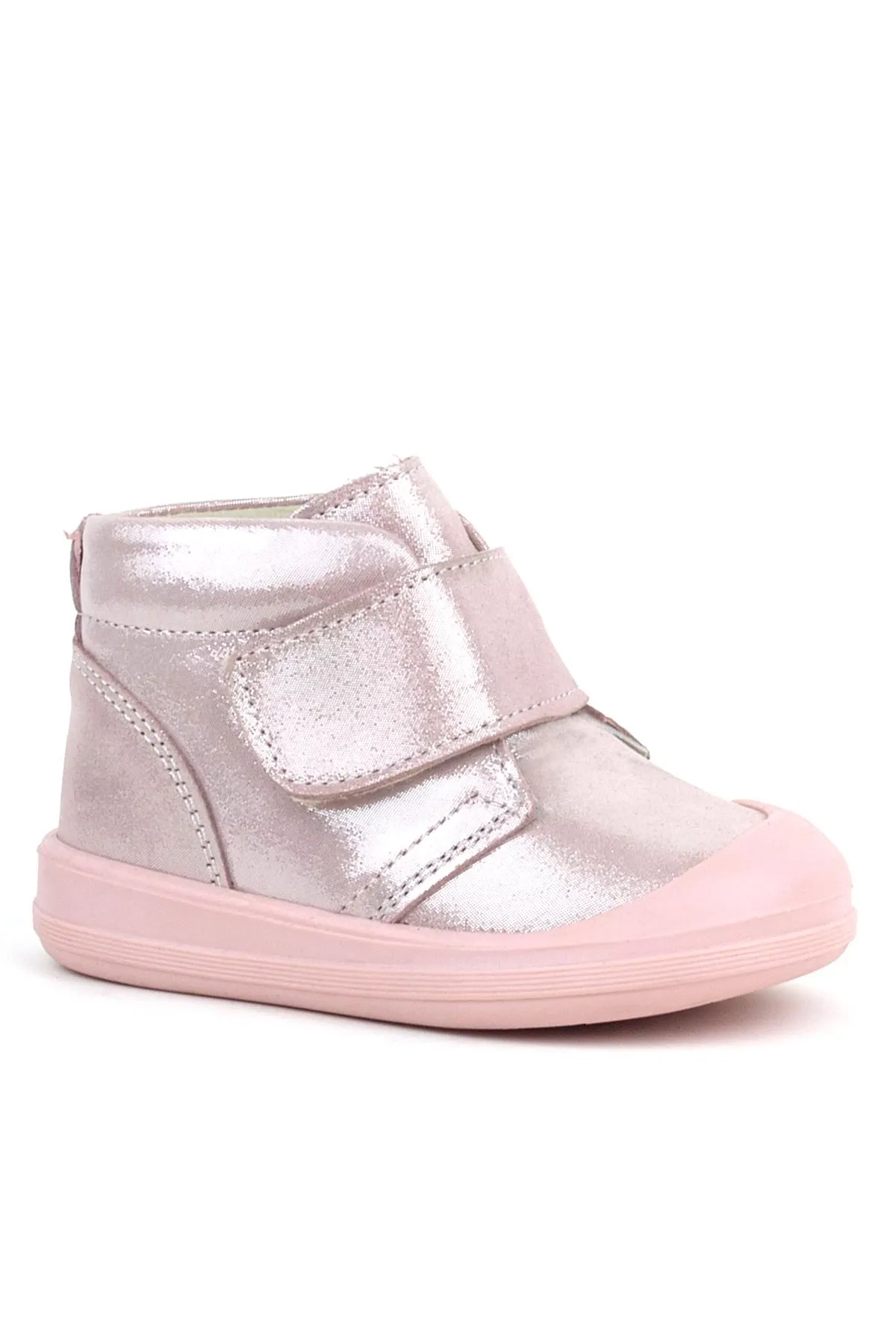 Yoohoo Hakiki Deri Pembe Simli Cırtlı Kız Bebek Bot