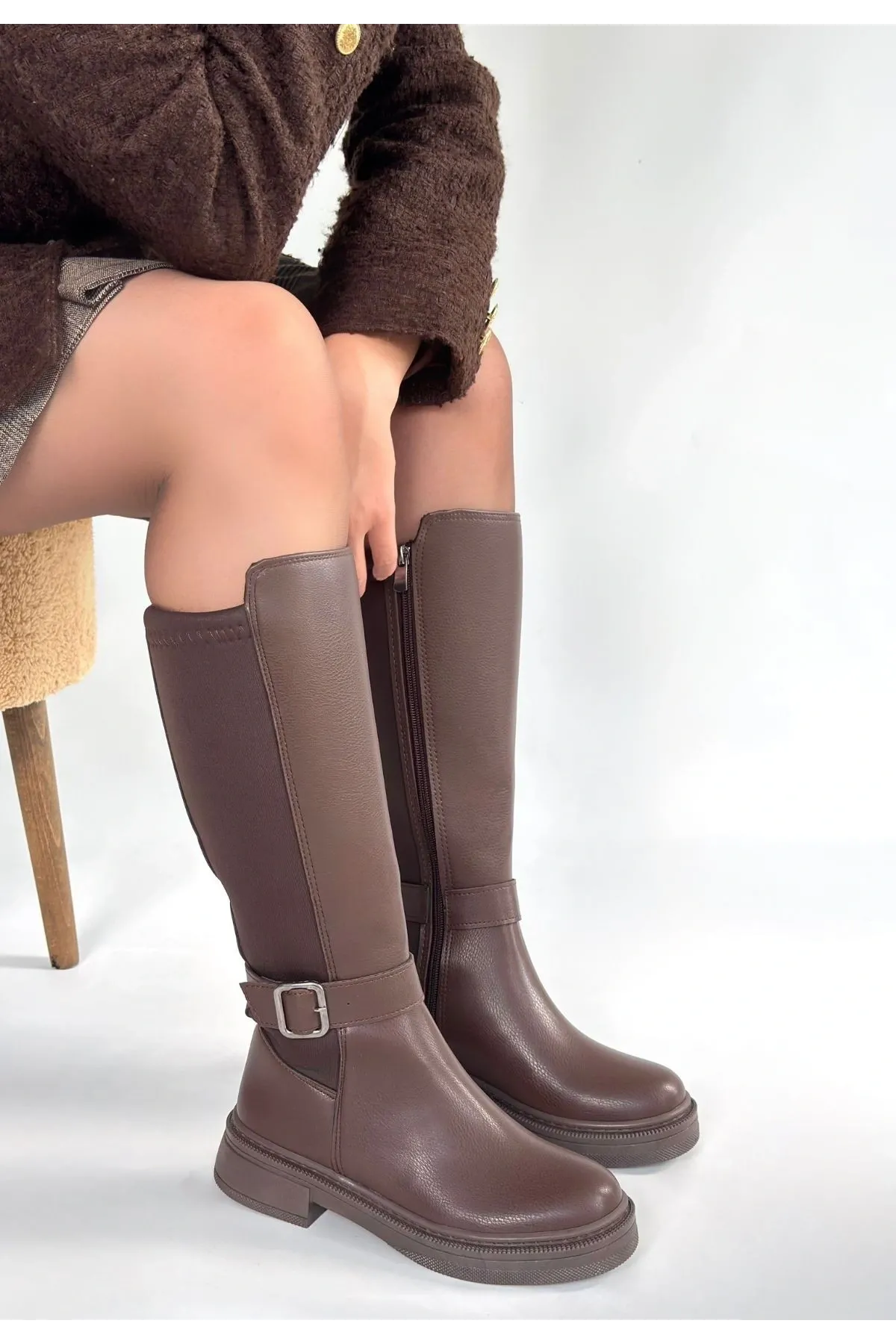 Zinda Kahverengi Cilt Çizme
