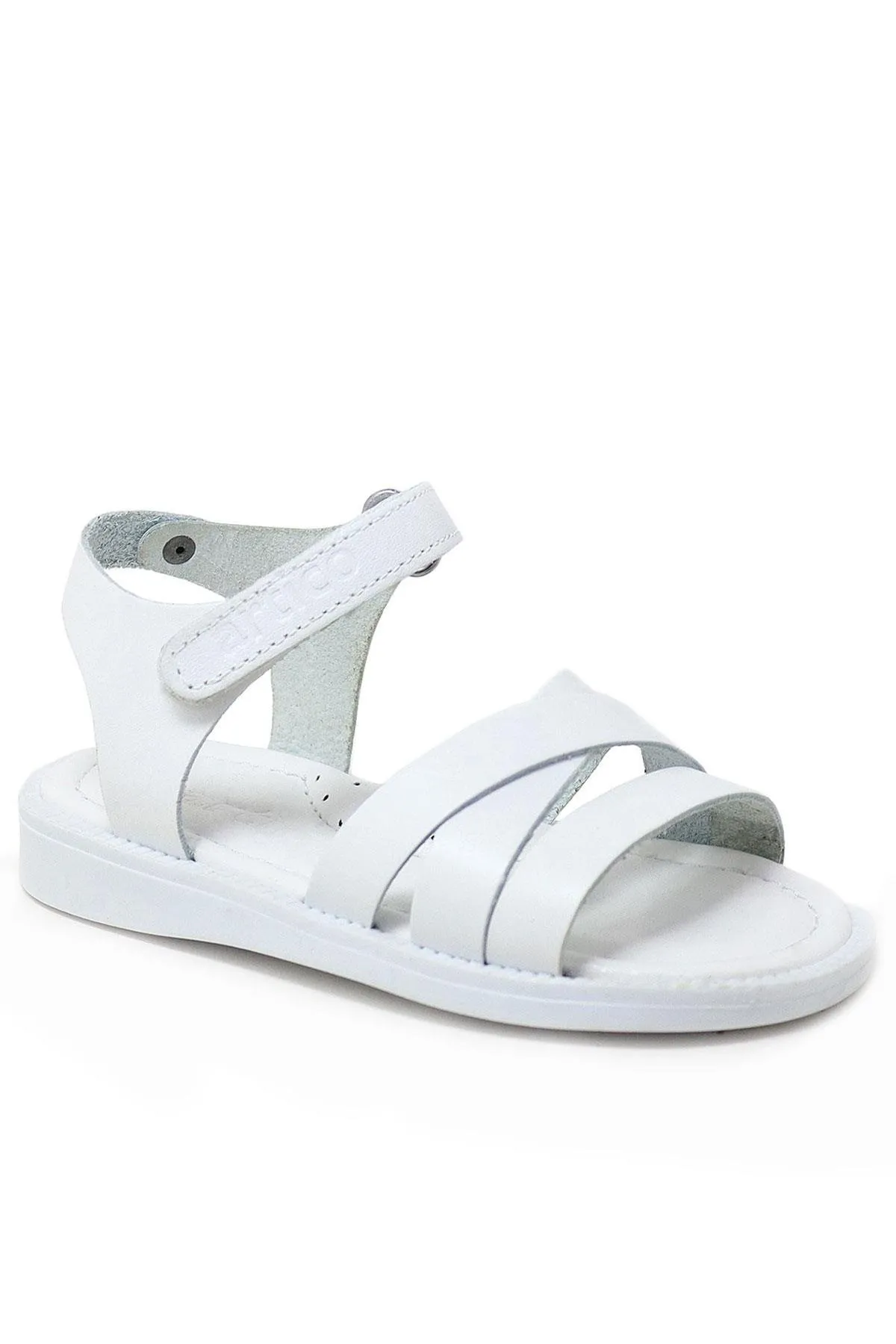 Artico Alexia Hakiki Deri Vaketa Beyaz Kız Çocuk Bebek Sandalet